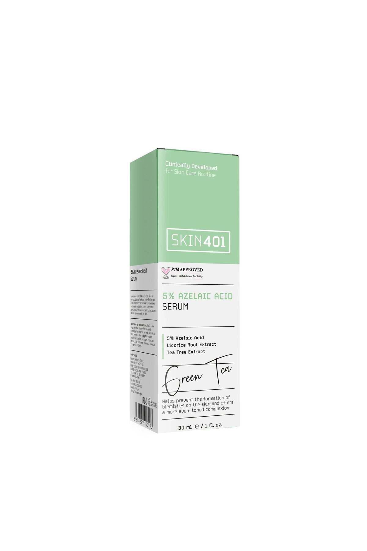 سرم مراقبت روزانه تسکین دهنده اسید آزلائیک 5% استارت 30 میلی لیتر - برای پوست مستعد آکنه، لک و قرمزی — Skin401-204 — تصویر 7 از 7