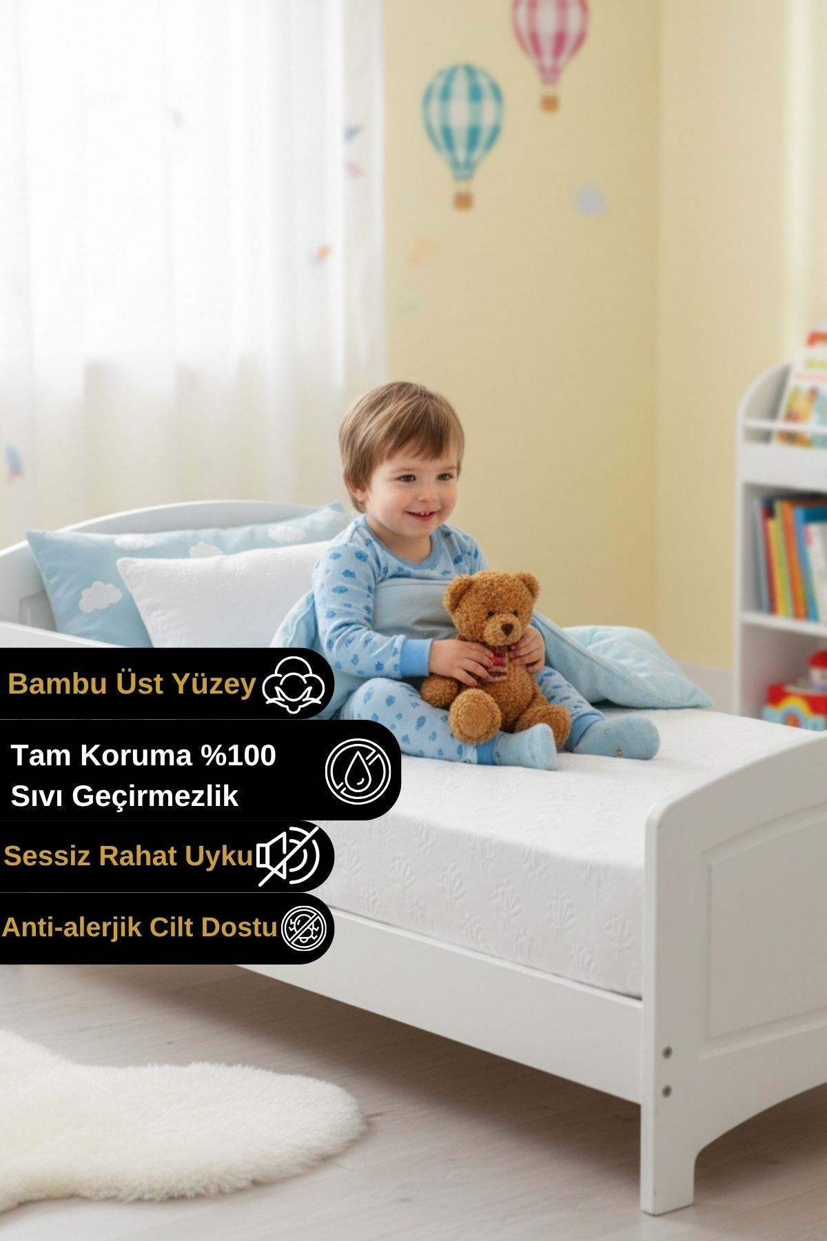 Nymph Bamboo Liquid Waterproof Kindergarten Nursery Baby Kids Park Crib Bed Mattress Protective Bed Sheet Silent
