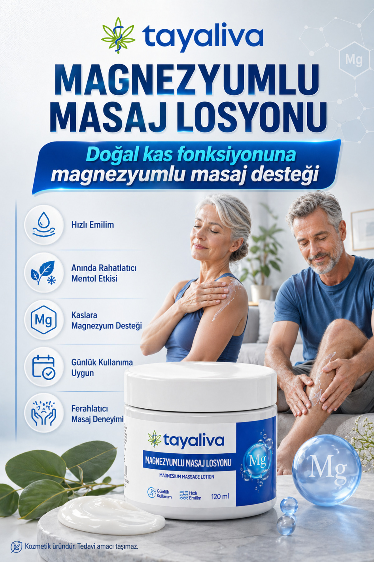 Tayaliva Magnezyumlu Doğal Hareket Konforunu Destekleyen Masaj Kremi — 55b504c5-2993-5ec8-9d71-e0150e873d09