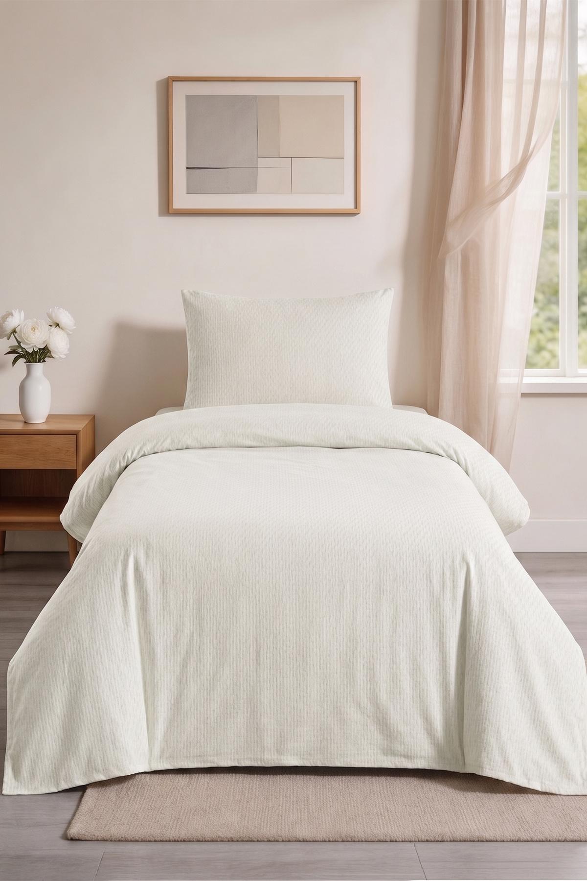 Selimiye Single Summer Quilting | Single Bedspread | Summer Cover | 100% Cotton | 160 x 230 cm