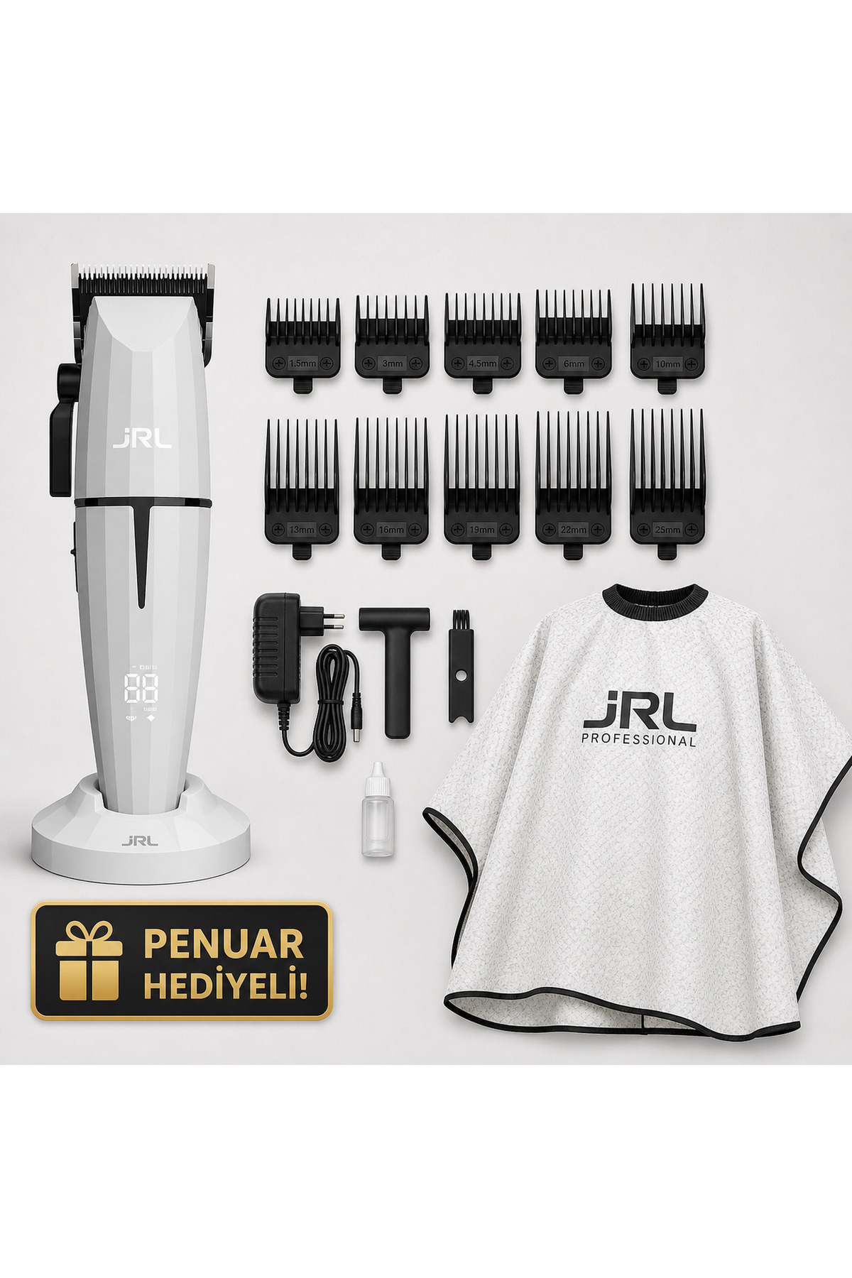脱毛・除毛 JRL onyx jrl Onyx Profesyonel Kablosuz Saç Sakal Kesme Makinesi - Fiyatı