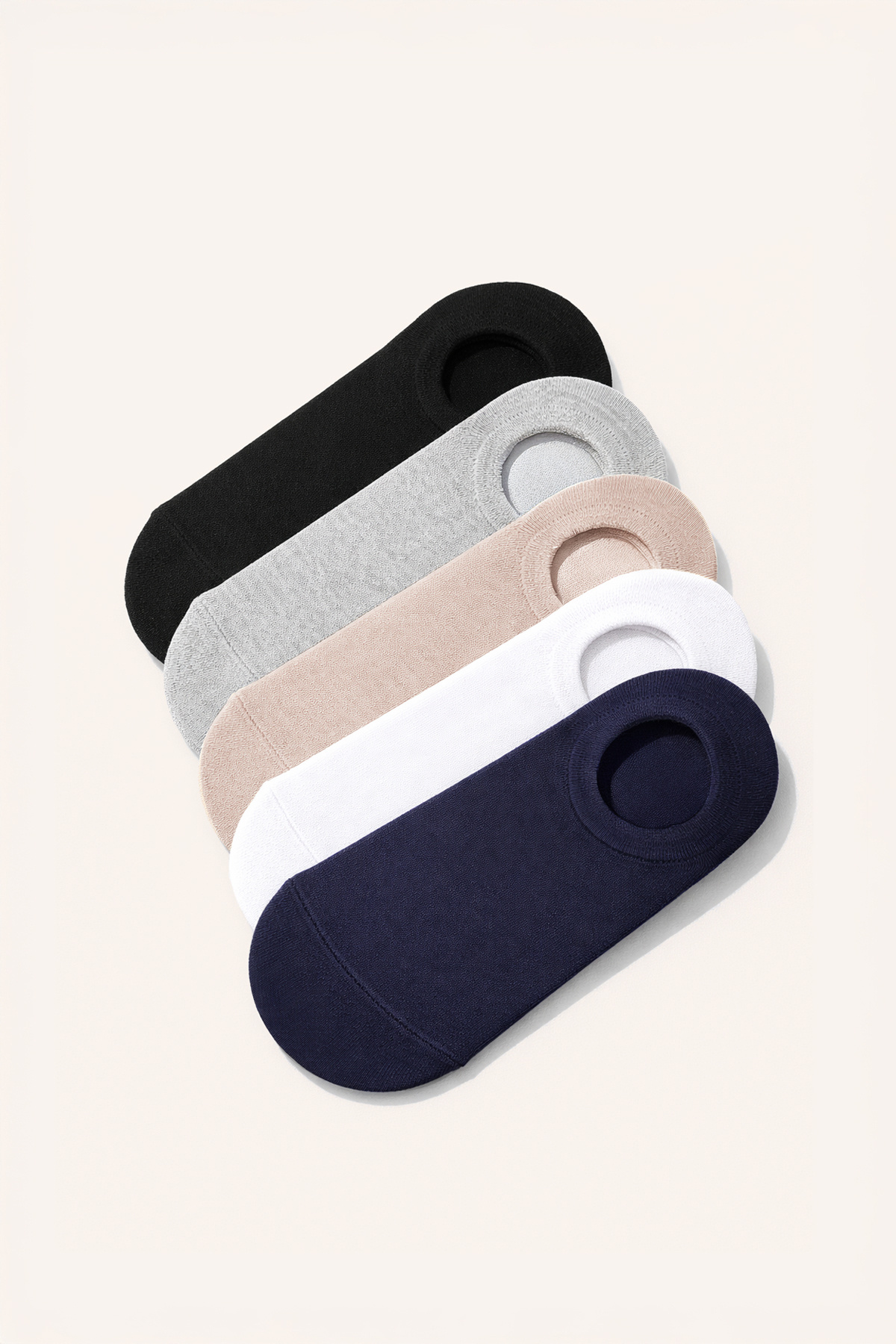 Men's 5-Pack Anti-Slip Bamboo Socks Set