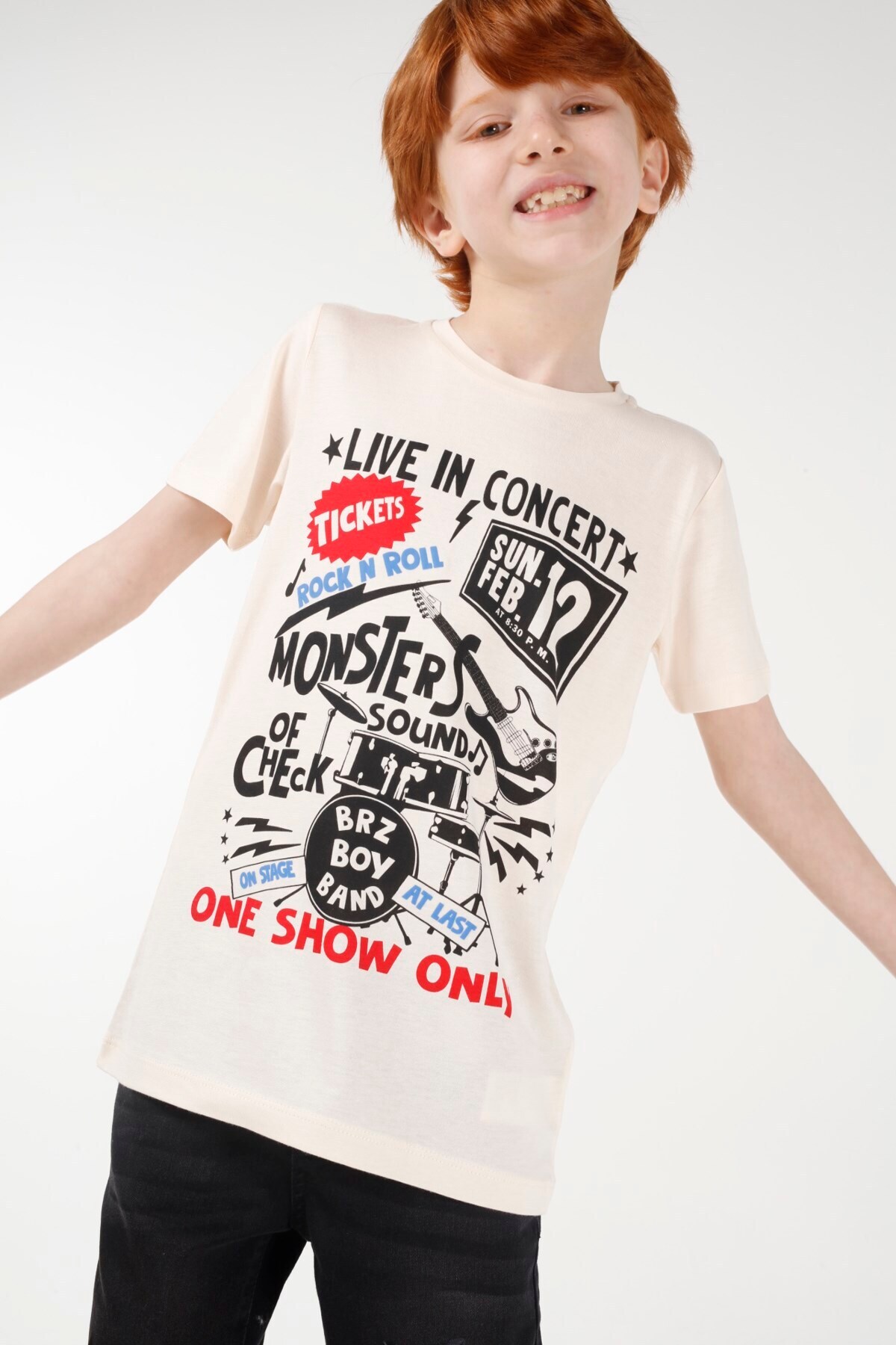 Printed Boys Short Sleeve T-shirt