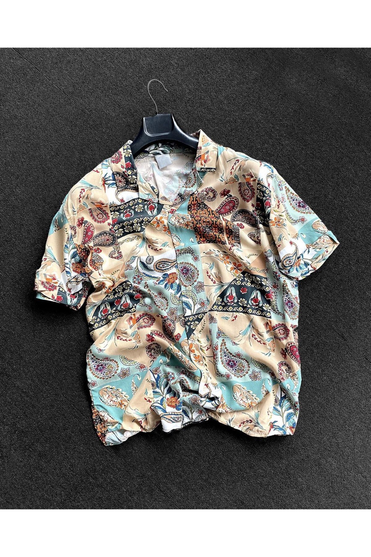 MFU collection Oversize Viskon Gömlek görsel 3