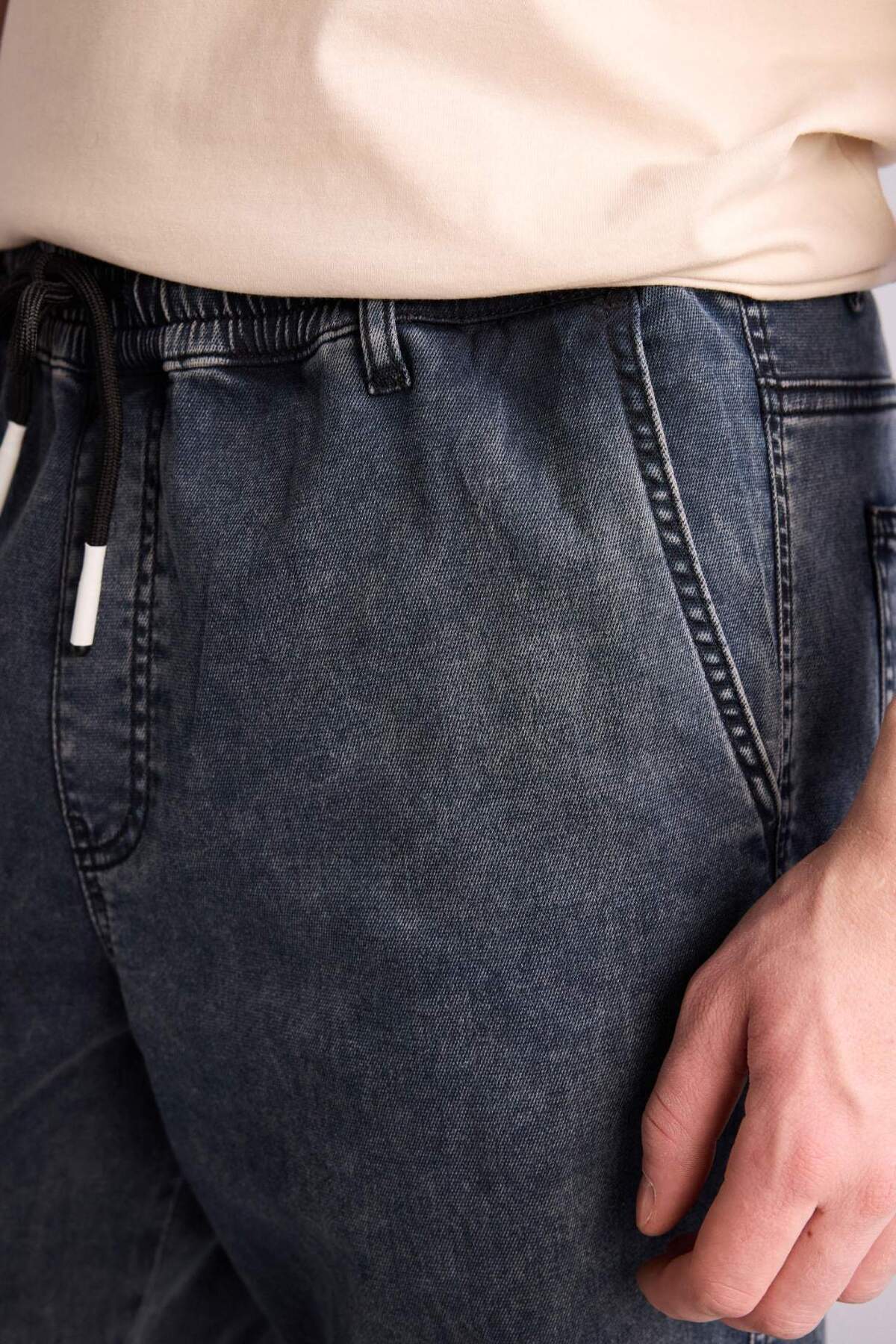 DeFacto Wıde Leg Jean Pantolon H3801AX26SP görsel 4