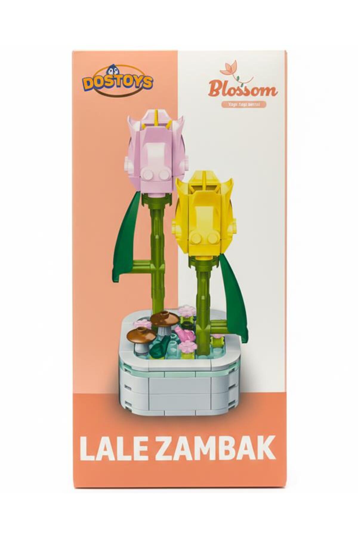 小物 LALA DOSTOYS 107 Parça Lale Zambak Yapım Seti - Gerçekçi ve Dekoratif