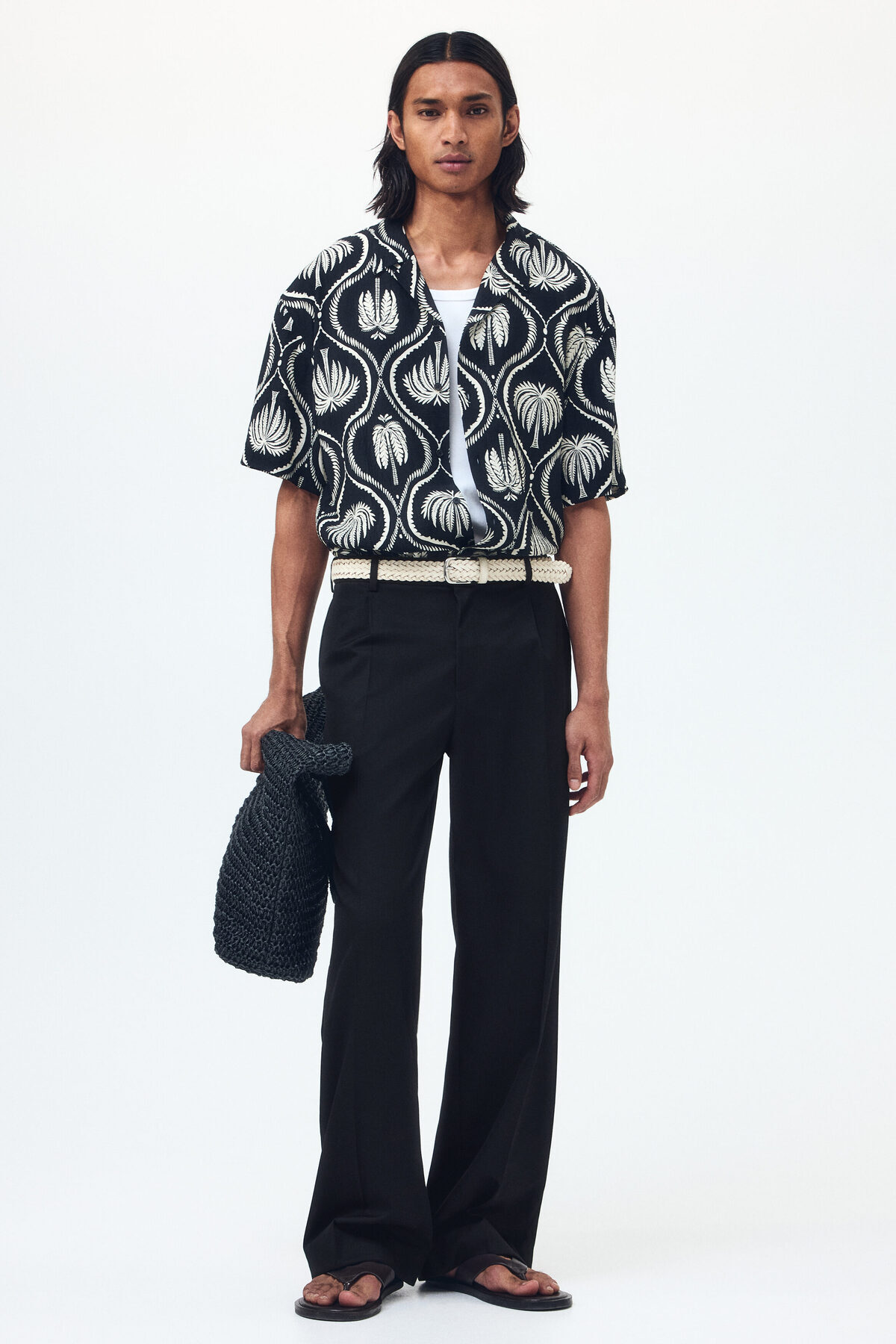 شلوار گشاد و شیک اچ اند ام شلوار H&M