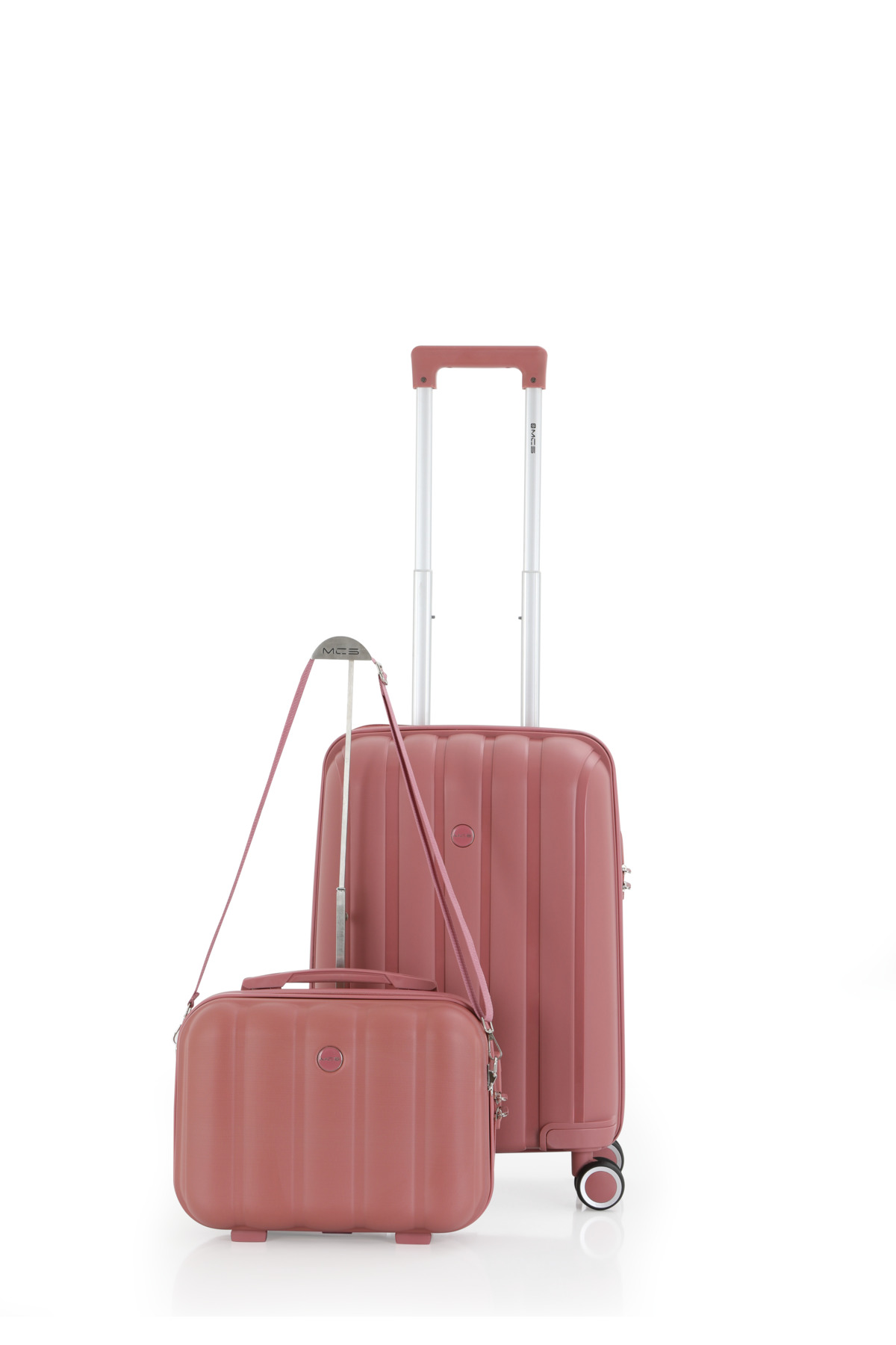 Polypropylene 2-Piece Suitcase Set Cabin & Makeup V305