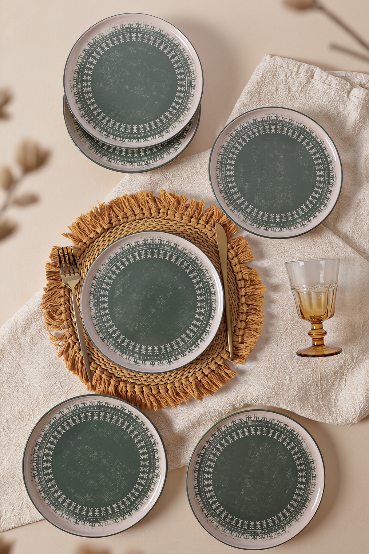 Yeast Nordic Cake Plate 22 Cm 6 Pieces 20789