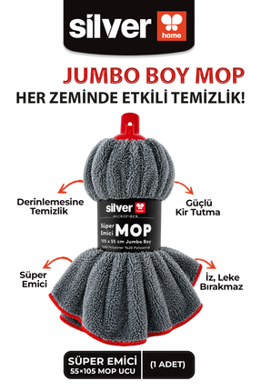 SİLVER HOME SİLVERHOME Süper Mop Emici Havlu Ucu 55*105