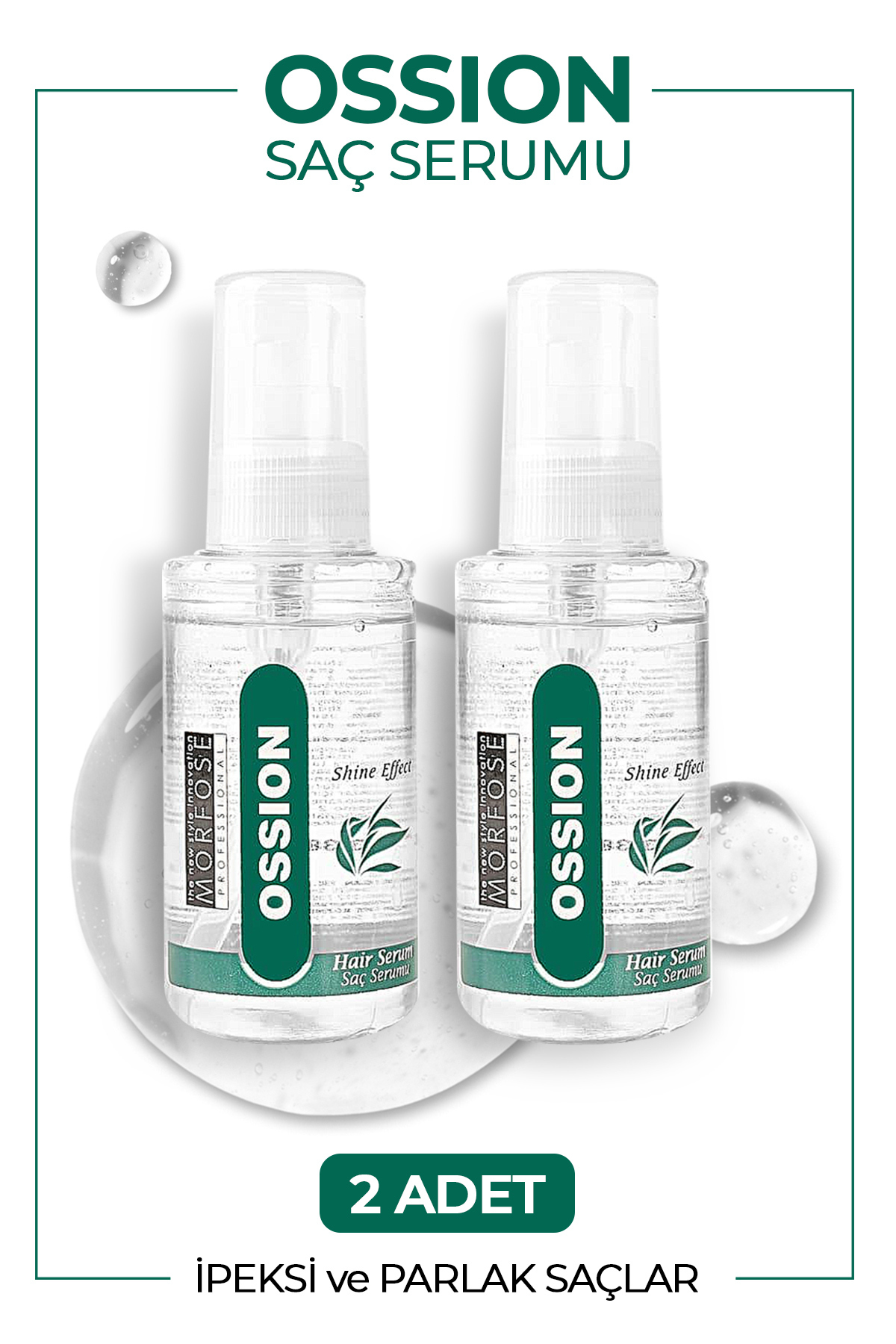 Ossion Saç Serumu 100 ml 2 Adet - Parlaklık, Saç Onarımı — 240