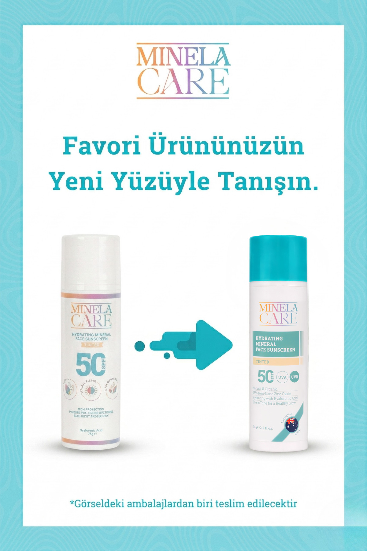 Hydrating Organik Mineral Filtreli Renkli Yüksek Korumalı Yüz Güneş Kremi Spf50 2x70gr — PKTMNLCREHYDRARNKFACESNCRM — تصویر 2 از 4