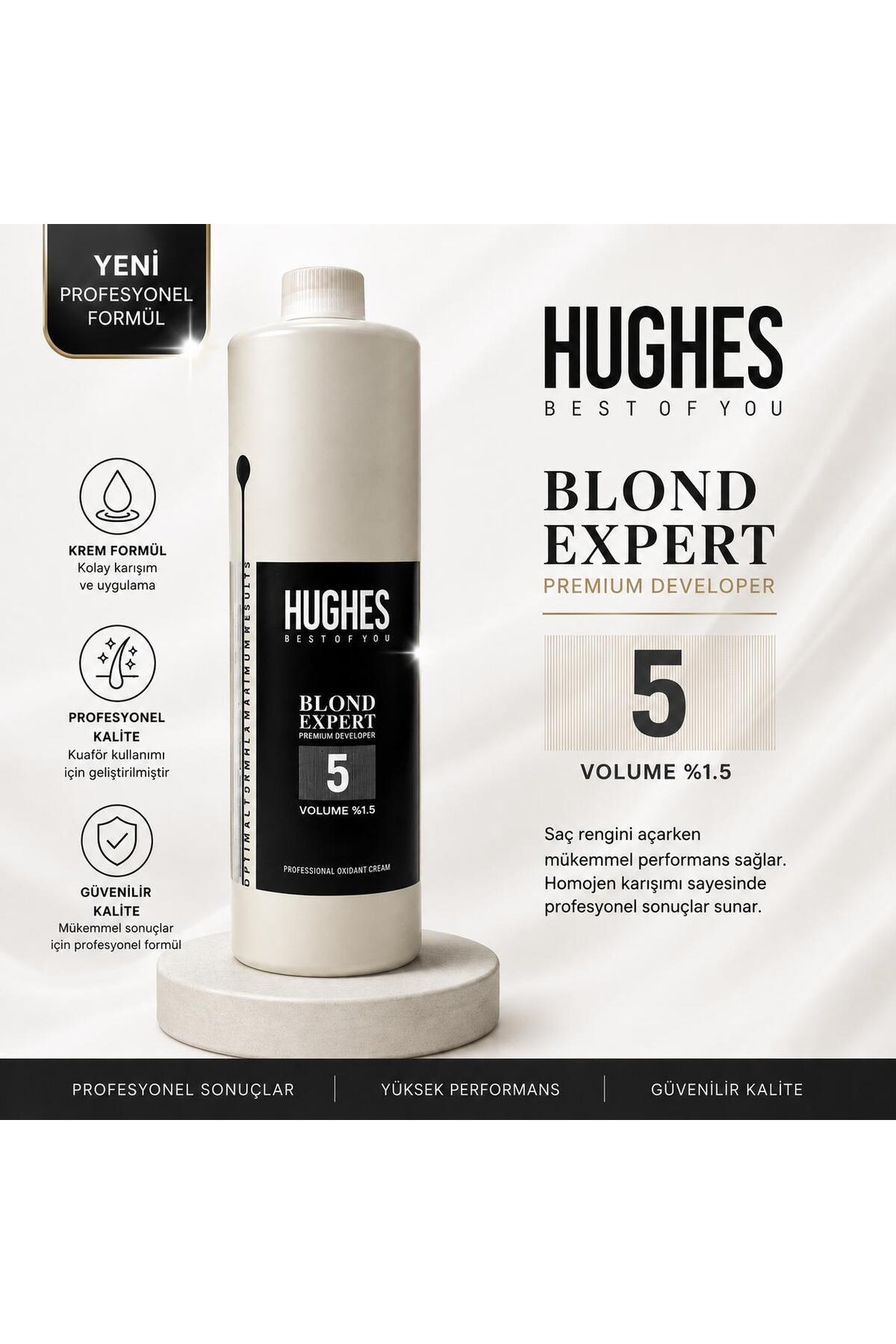 Hughes BLONDE EXPERT OKSİDAN 5 VOL 1000 ML — TYCA6BD90397115C098BA8500