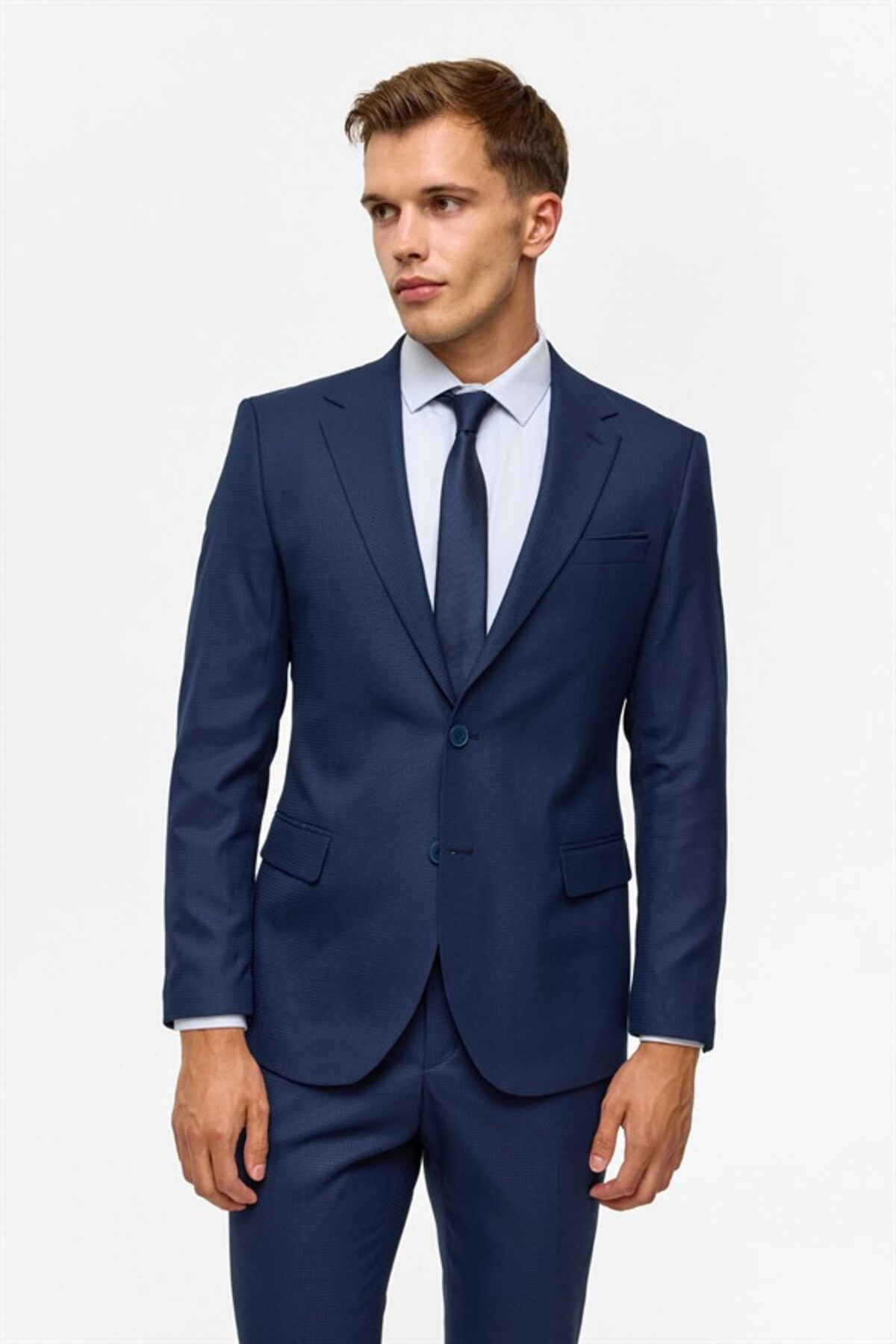 SÜVARİ Lacivert Slim 6 Drop Takım Elbise görsel 3