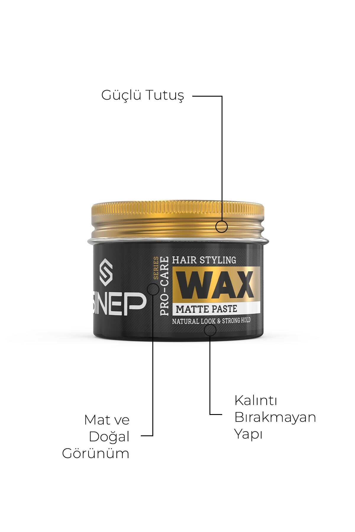Wax 100 ml Matte Paste — SB.SS.0003.21280 — تصویر 2 از 5
