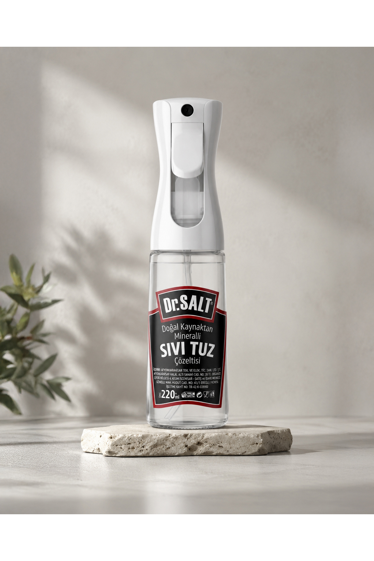 Dr.Salt 84 Mineralli Sıvı Tuz Çözeltisi Cam Şişe Sprey 220 ml