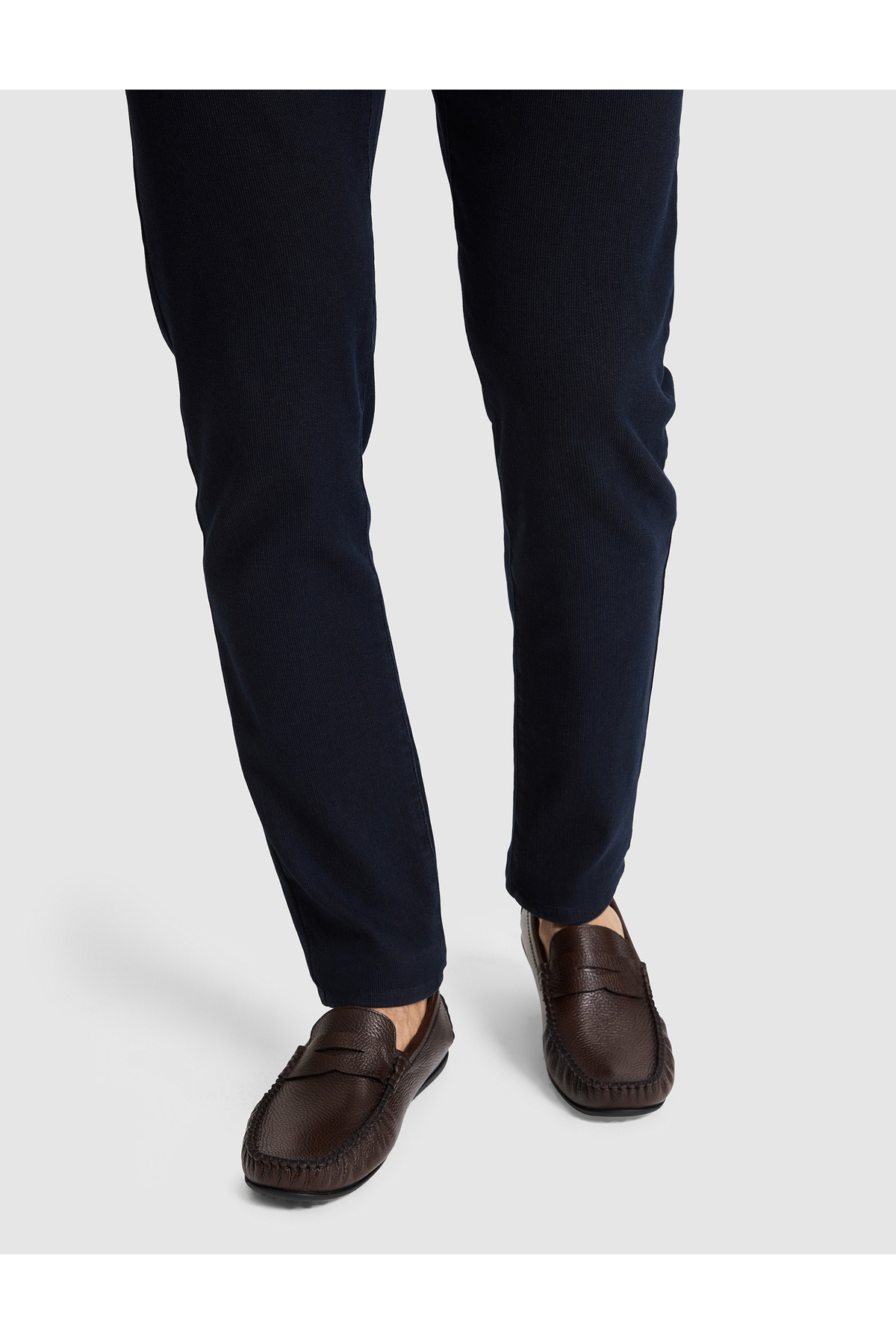 Pierre Cardin Kahverengi Bant Detaylı %100 Deri Loafer Ayakkabı 50327105-VR029 görsel 2