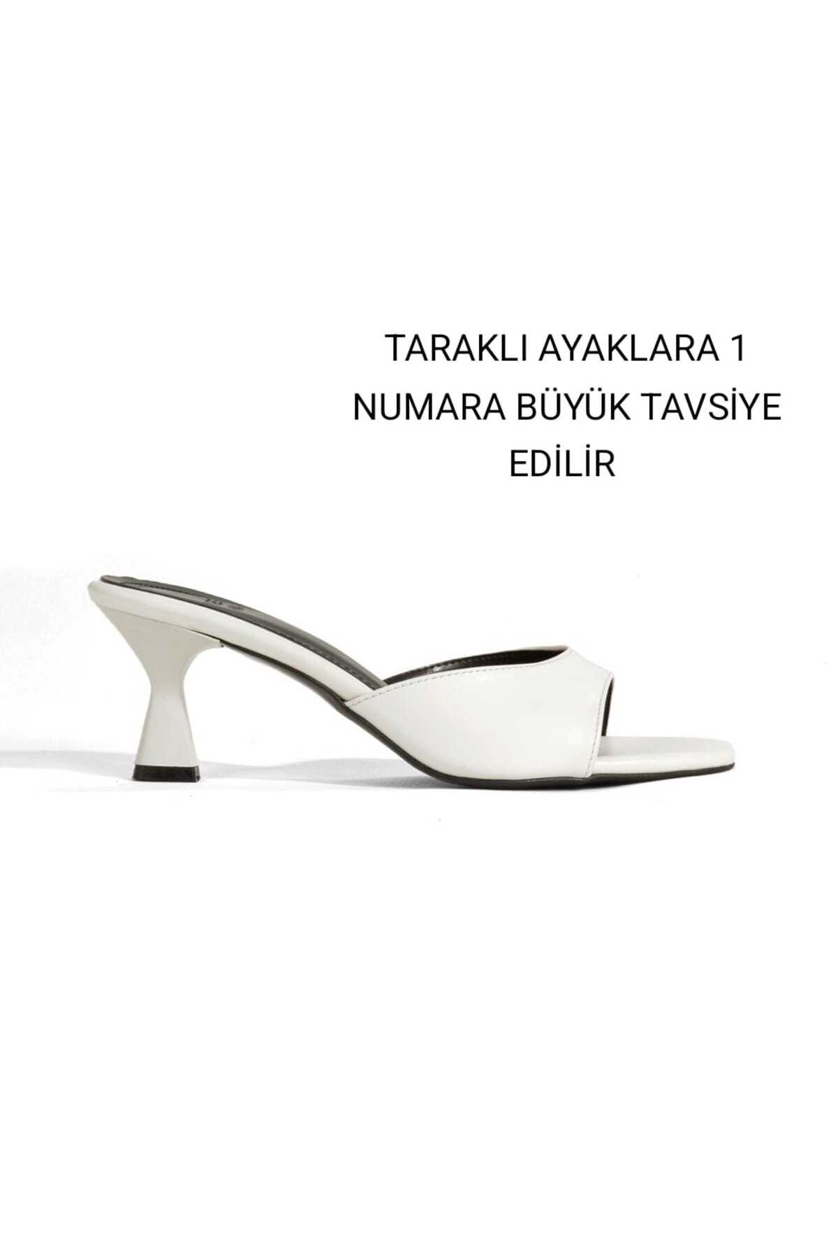 Y ESMA TERLIK TOPUKLU 5CM KADEH AYAKKABI YENİ SEZON görsel 3