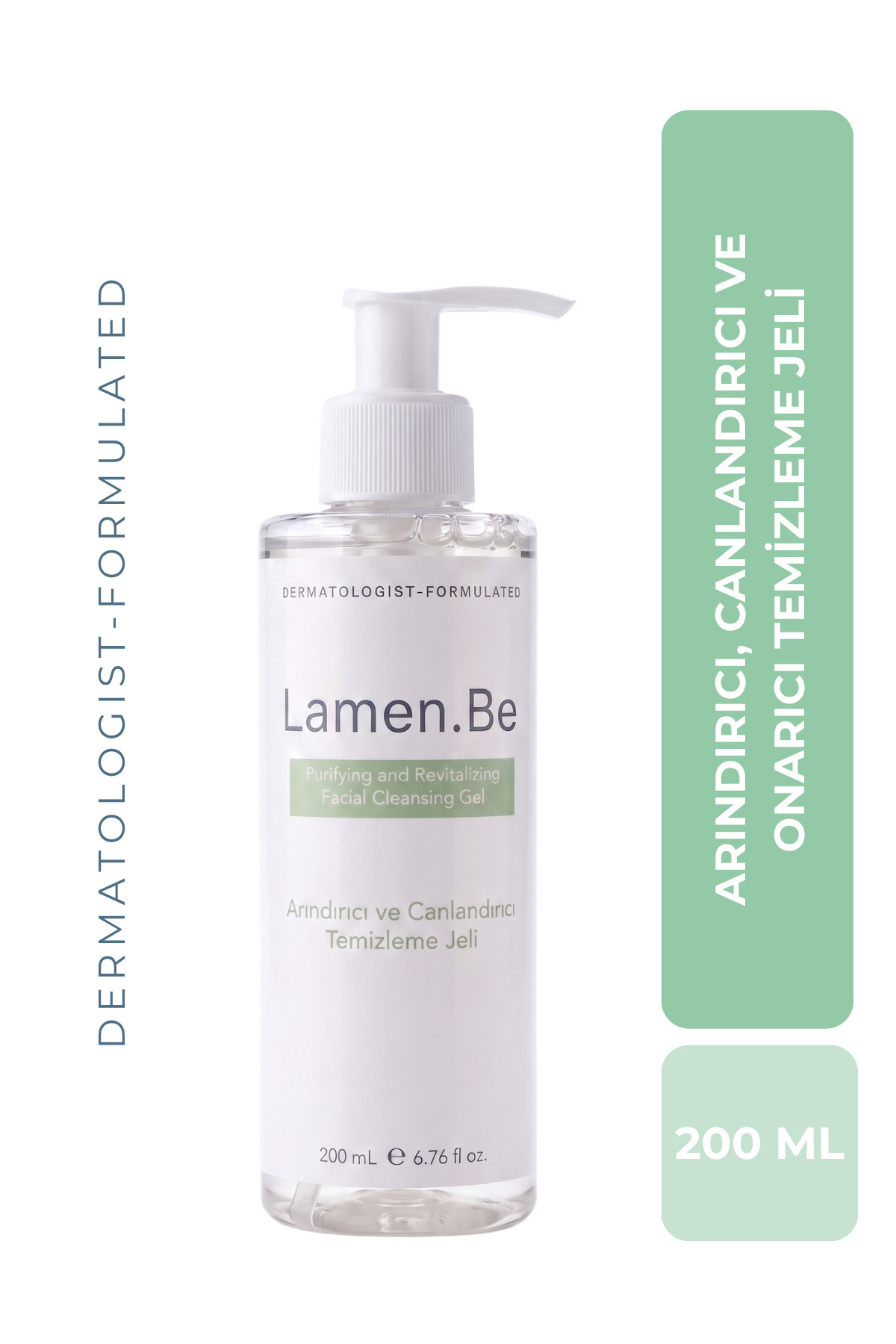Lamen.Be Akne & Siyah Nokta Karşıtı Temizleme Jeli 200 ml — Lamen.Be Temizleme Jeli