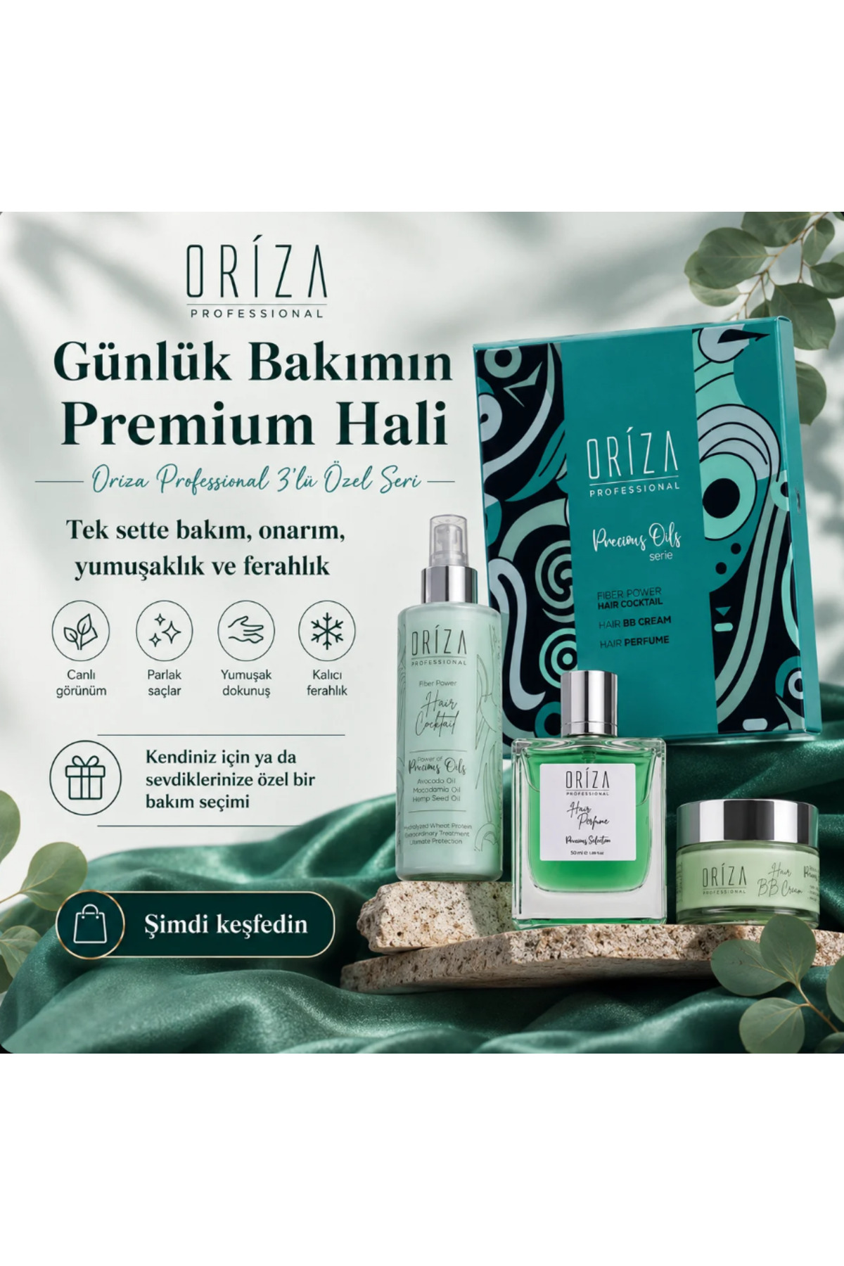 Professional Saç Bakım Seti – 3’lü Özel Seri — ORZ-PRCS-SET — تصویر 4 از 6
