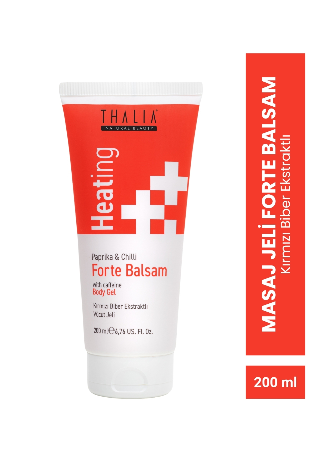 Thalia Sıkılaştırmaya Yardımcı Kırmızı Biber ve Acı Biber Özlü Masaj Jeli Forte Balsam 200 ml — 1.2.THA.20907