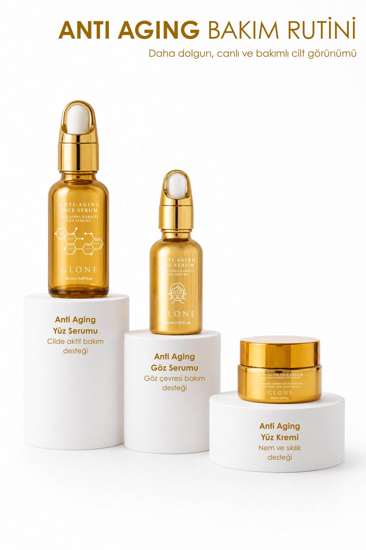 Anti Aging Yüz Serumu | Yaşlanma Karşıtı Bakım ve Dolgun Cilt Görünümü İçin | Somon DNA & Kolajen | 50 ml — antiagingyüz20 — تصویر 6 از 6