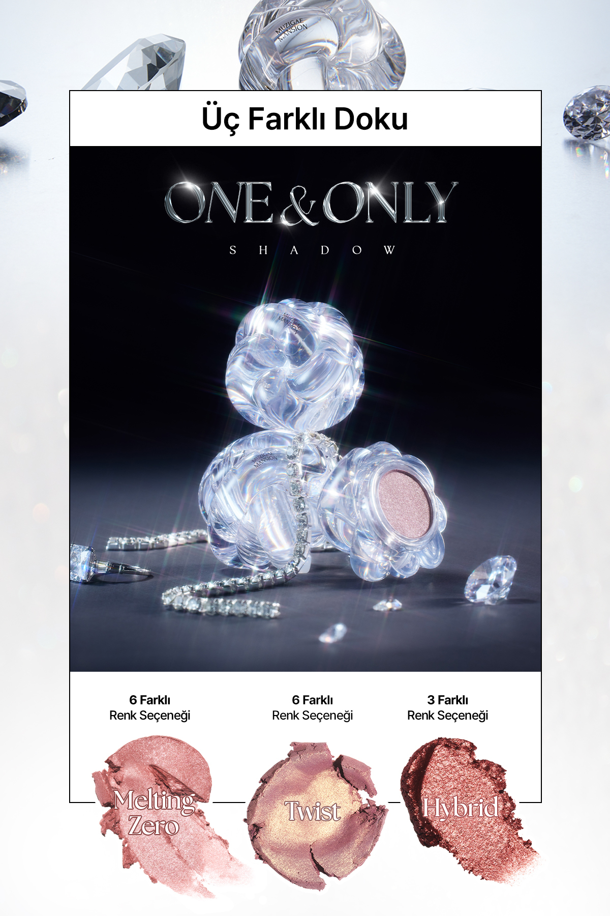 Yansımalı Krem Dokulu Çok Amaçlı Tekli Far MUZIGAE MANSION One&Only Shadow Twist (Smoked Topaz) — قهوه‌ای 111627 — تصویر 3 از 9