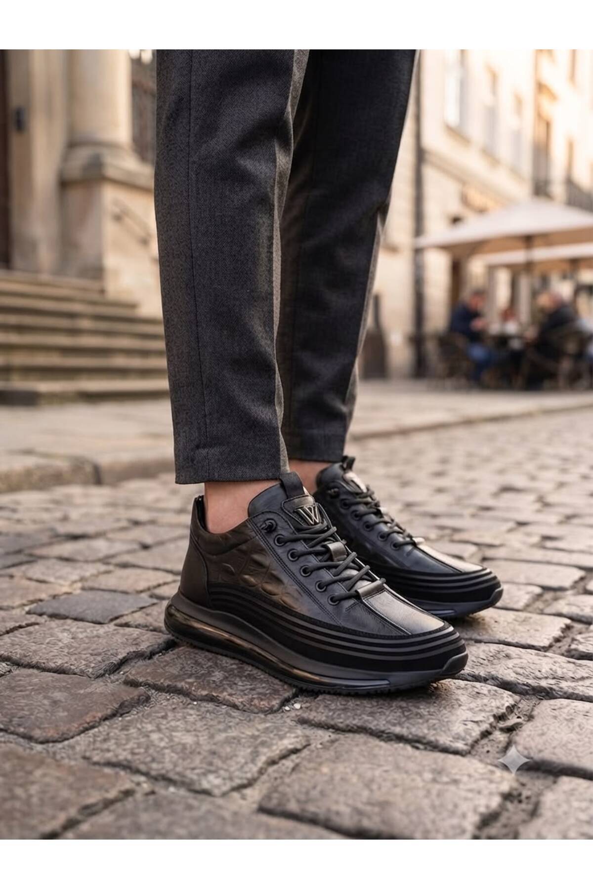 Voyager M053 Erkek Deri Casual Bot görsel 4