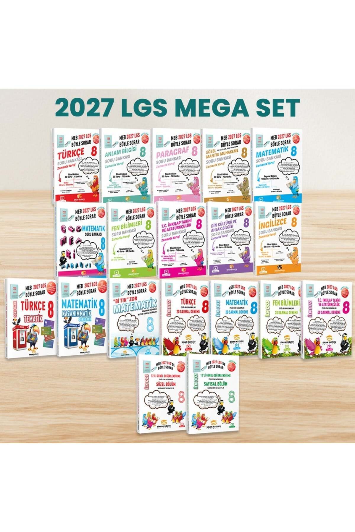 SİNAN KUZUCU YAYINLARI 2027 LGS MEGA SET - Fiyatı, Yorumları