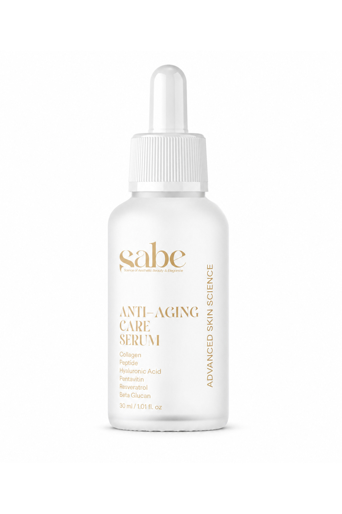 sabe Anti Aging Care Serum 30 ml | Kolajen, Peptit ve Hyaluronik Asit İçeren Yaşlanma Karşıtı Serum — s1