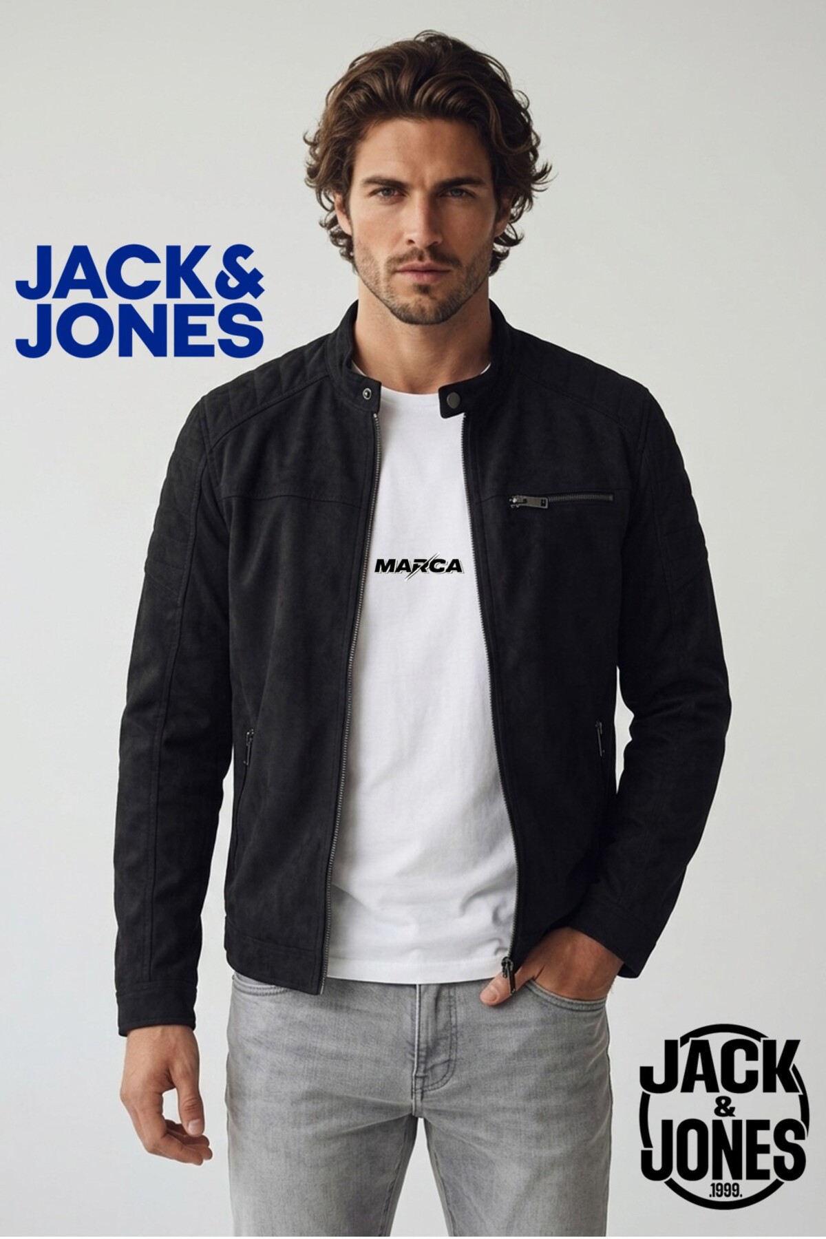 کاپشن چرمی مردانه Rocky - 12147218 - BS جک اند جونز کاپشن Jack & Jones