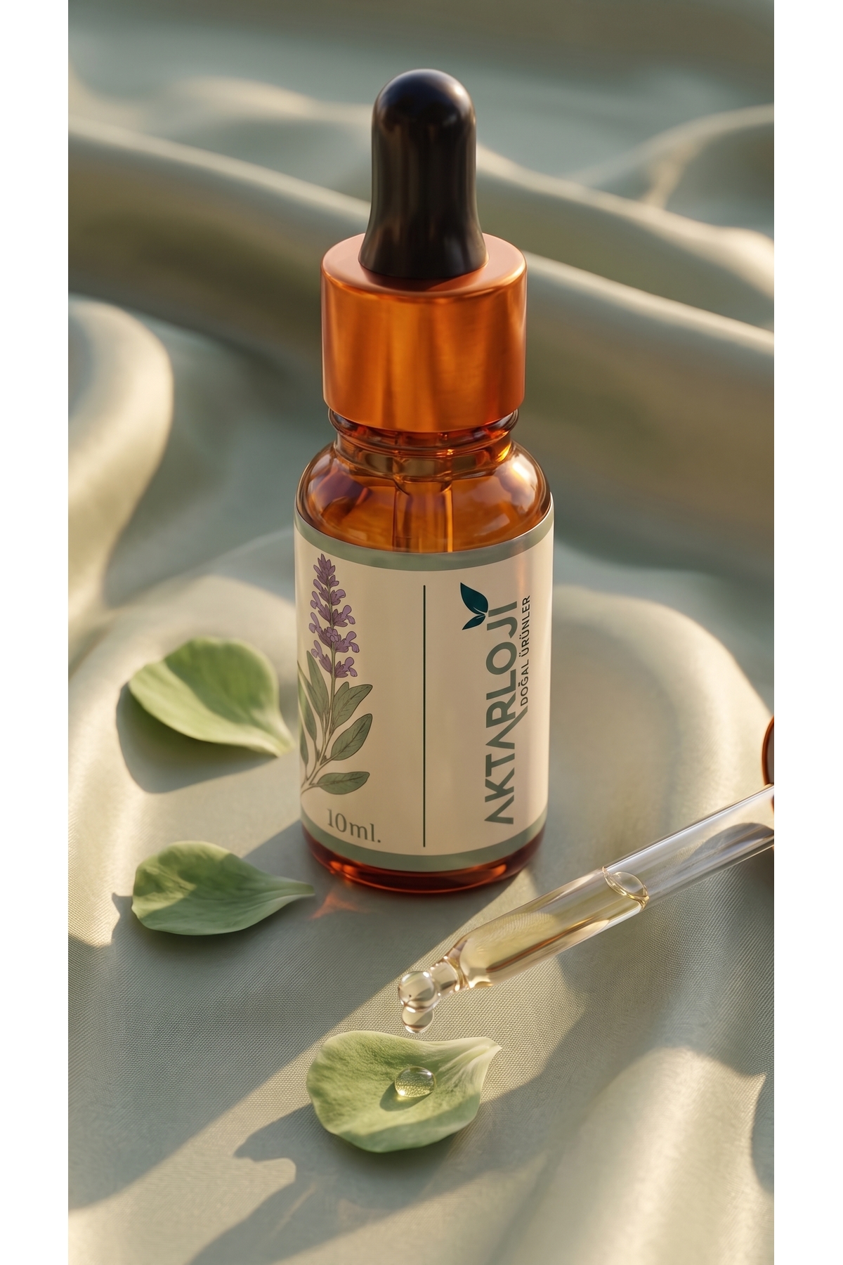 Adaçayı (Acı Elma) Uçucu Yağı 10 ml / %100 Saf Ve Doğal / Sage Oil — A1-Adacayı-yag-10 — تصویر 8 از 8
