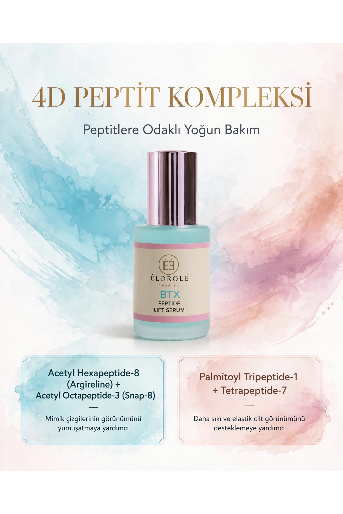 BTX Peptide Lift Leke Serum - Yaşlanma Karşıtı Görünüm, Kırışıklık ve İnce Çizgi Görünümünü Azaltmaya Yardımcı, Peptitli Dolgun ve Sıkı Görünüm — 8685260664012 — تصویر 8 از 8