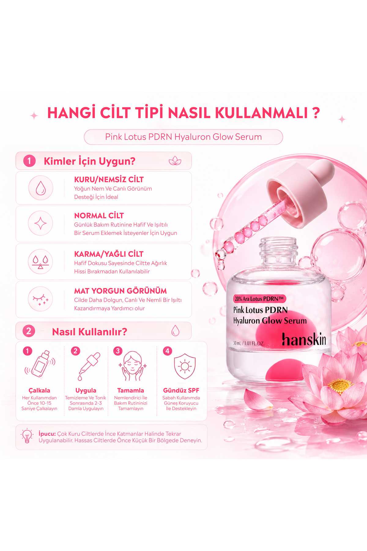 سرم هیالورون گلو پینک لوتوس PDRN 30 میلی لیتر — hslotus — تصویر 6 از 8