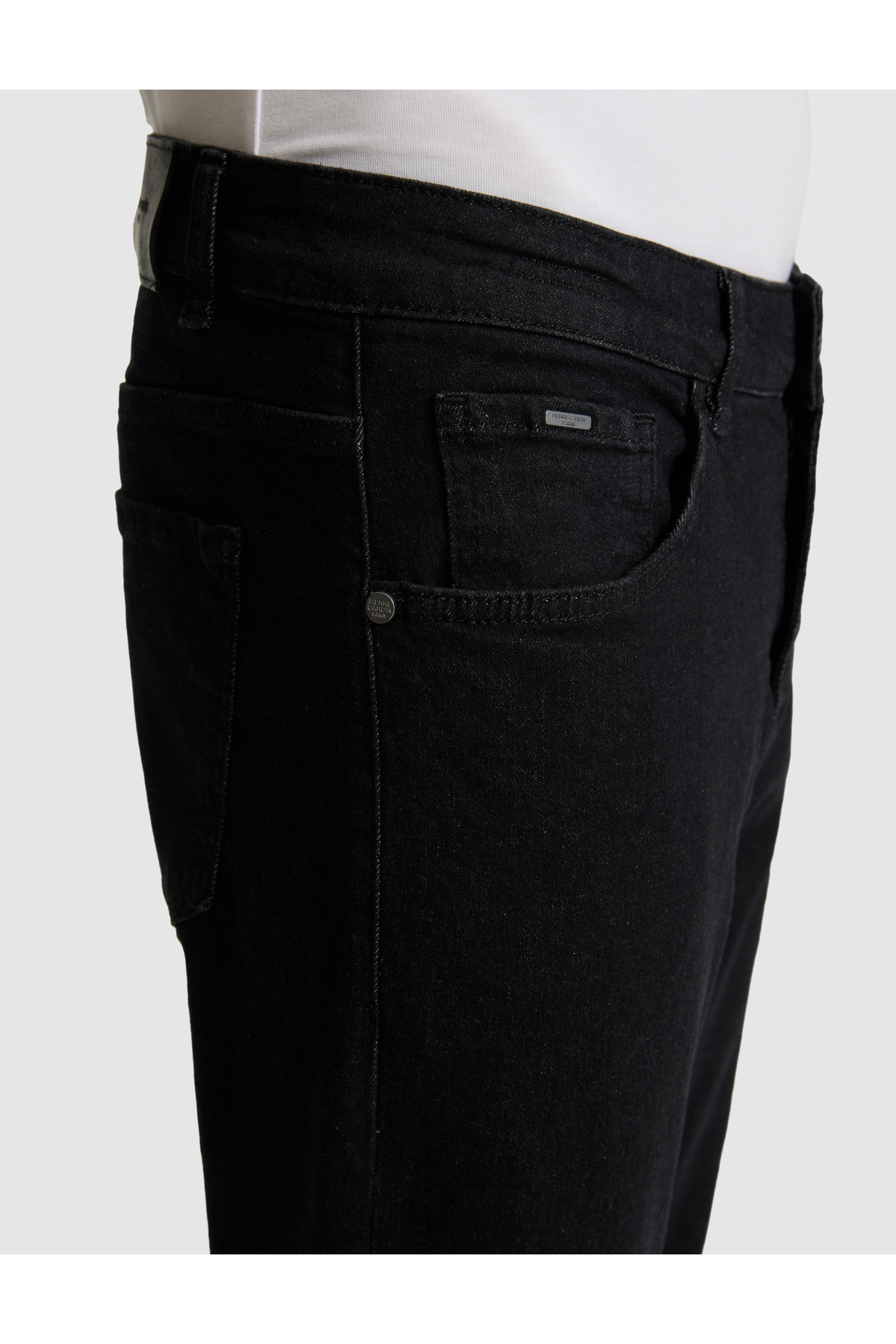 Pierre Cardin Siyah Slim Fit Jean Pantolon 50308928-VR046 görsel 6