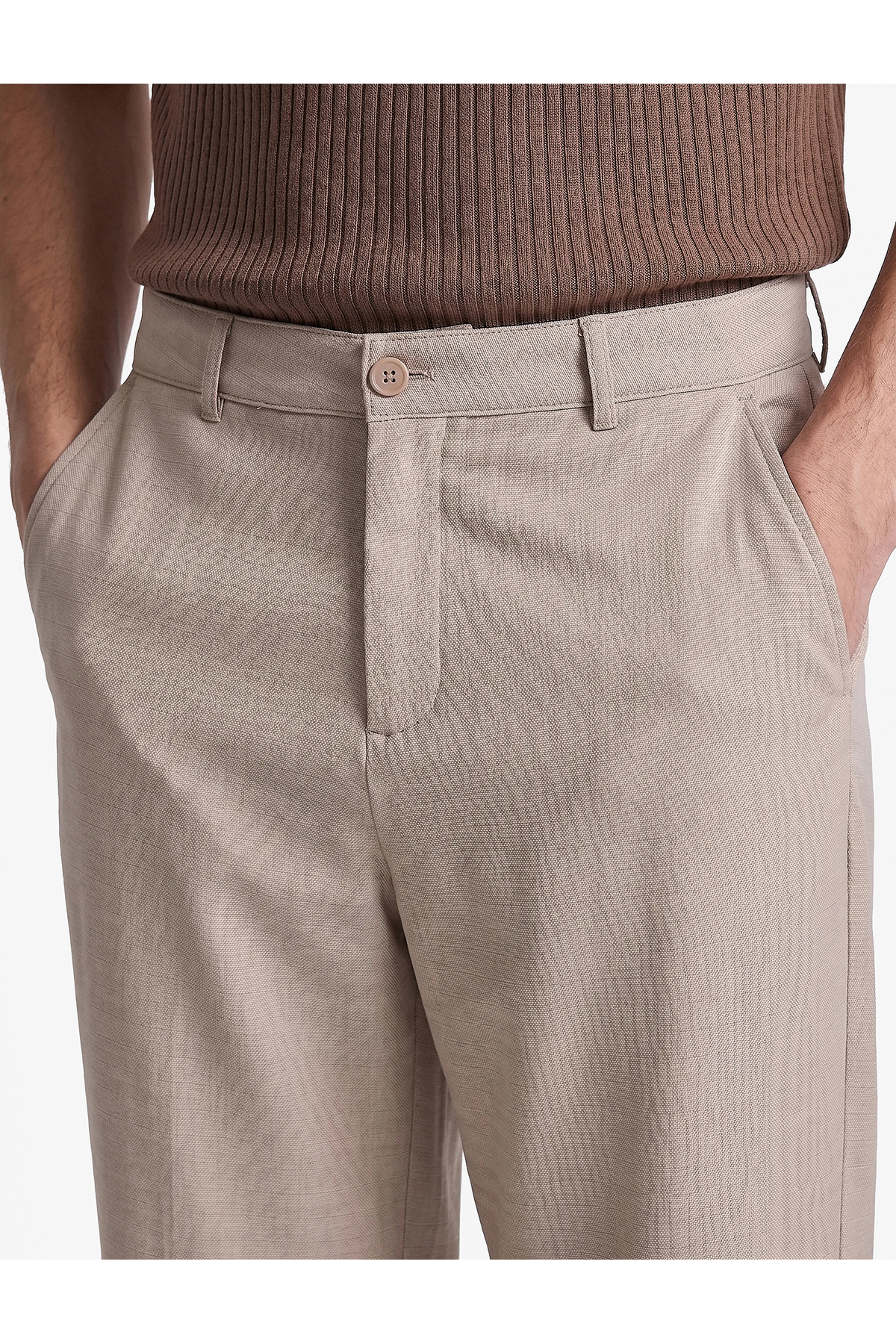 Regular Fit Viskon Karışımlı Cepli Kumaş Pantolon — اکرو 7WAM40029NW — تصویر 5 از 7