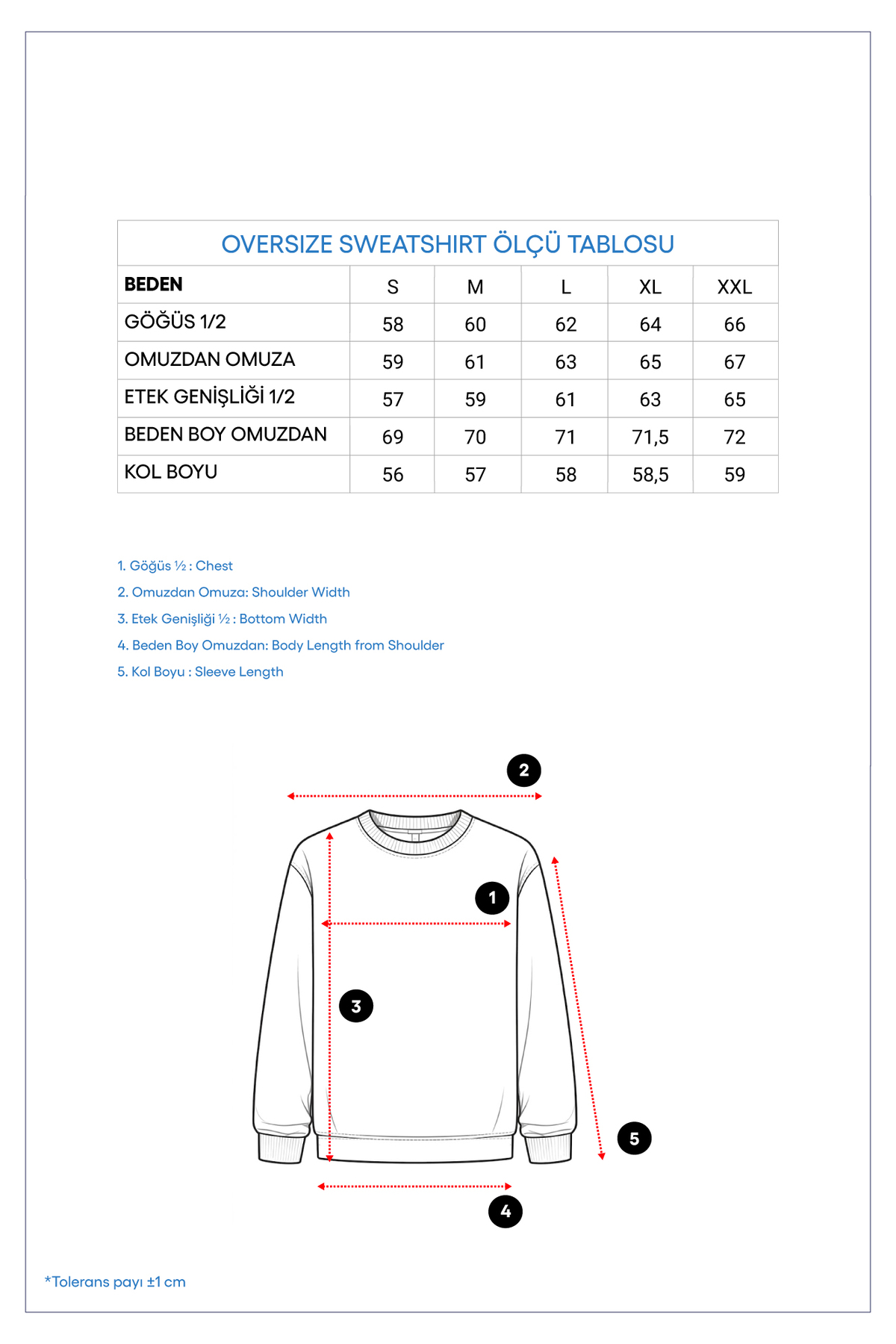 Kiğılı Bisiklet Yaka Oversize Pamuklu Sweatshirt görsel 5