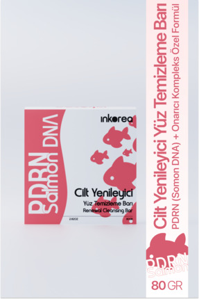 inkorea Pdrn Somon Dna Cilt Yenileyici Yüz Temizleme Barı 80 gr - Onarıcı ve ...