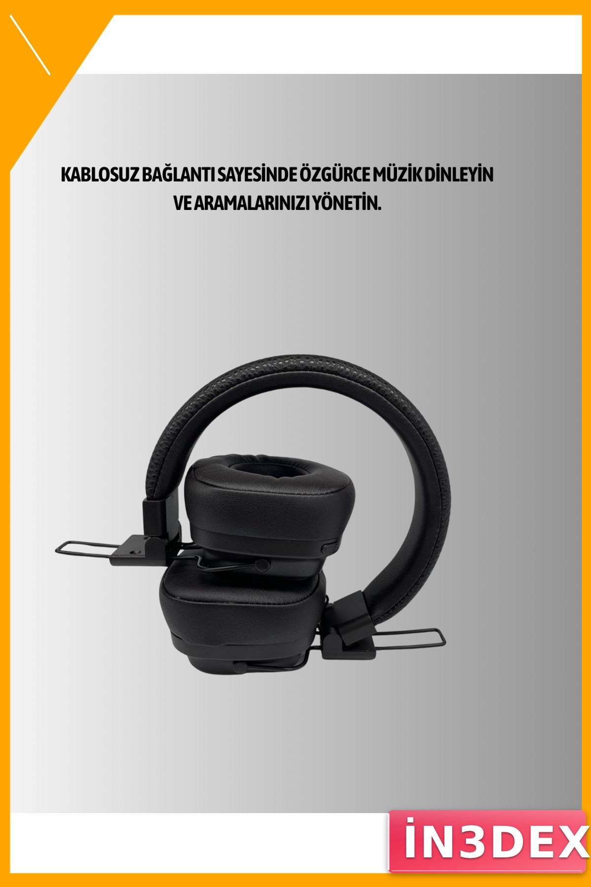 Kablosuz Kulak Üstü Kulaklık 40mm Sürücü Bluetooth
