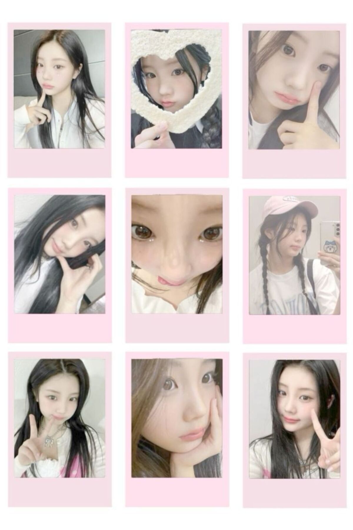 sevimliflower wonhee ILLIT 1 ADET FOTOKART PVC KAPLI 9*6 CM 6 ADET