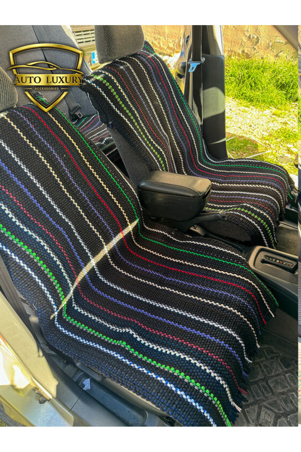 AUTO LUXURY 3 Parça Kilim Koltuk Kılıfı Seti Pilot Model TN PRO Birinci Sınıf Terletmez