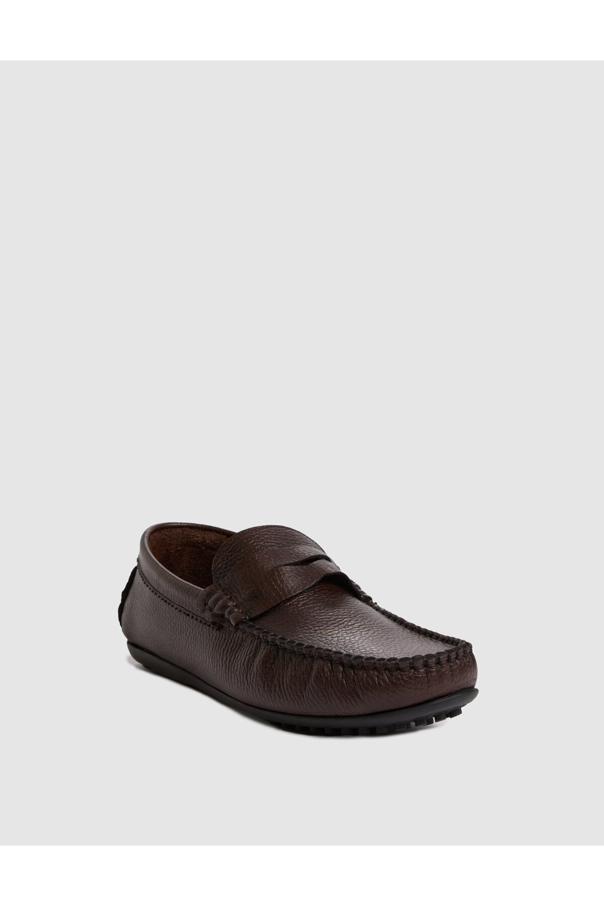 Pierre Cardin Kahverengi Bant Detaylı %100 Deri Loafer Ayakkabı 50327105-VR029 görsel 4