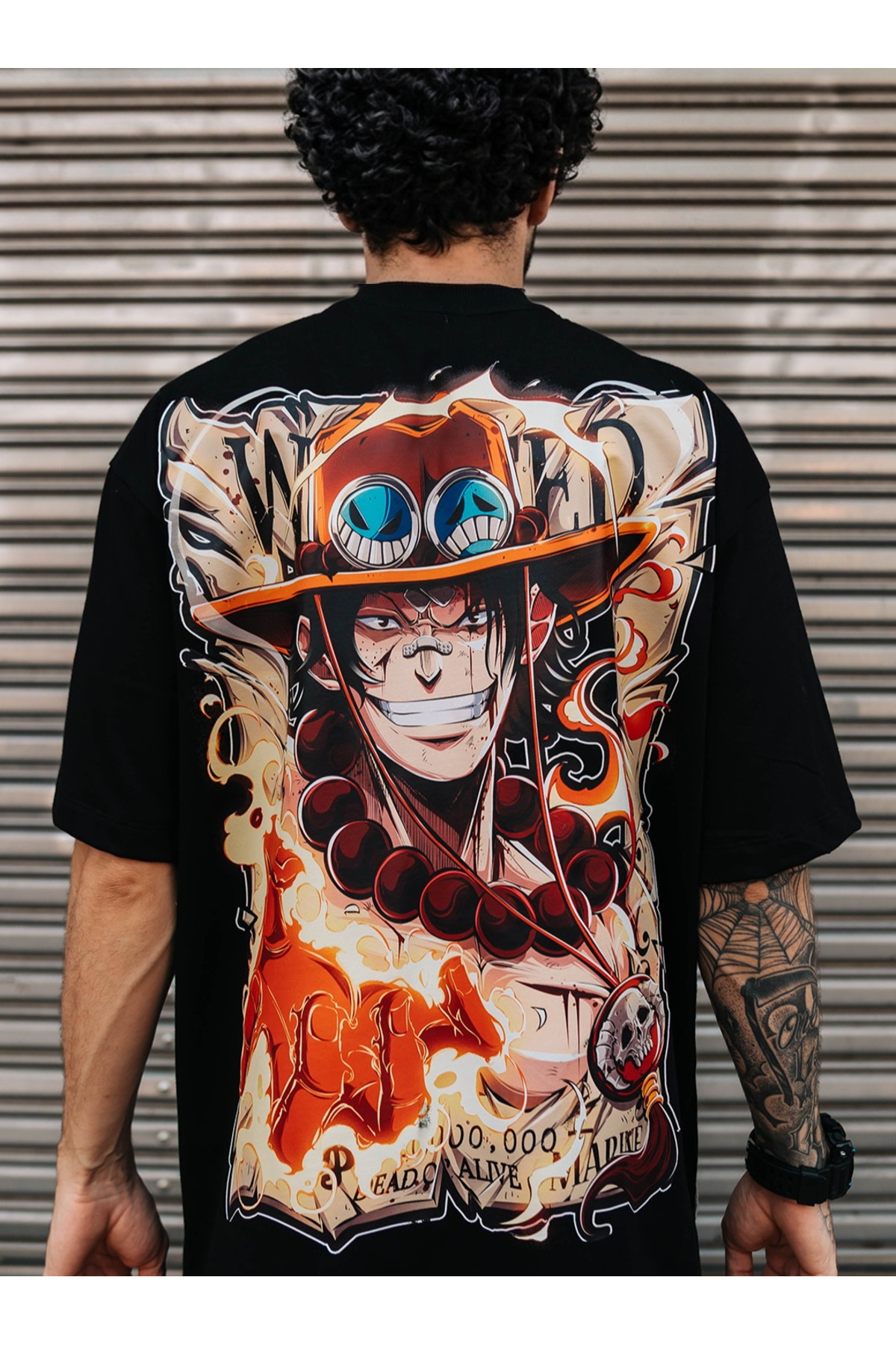 SHINOBIX One Piece Anime Fire Fist Portgas D. Ace Newgate Oversize