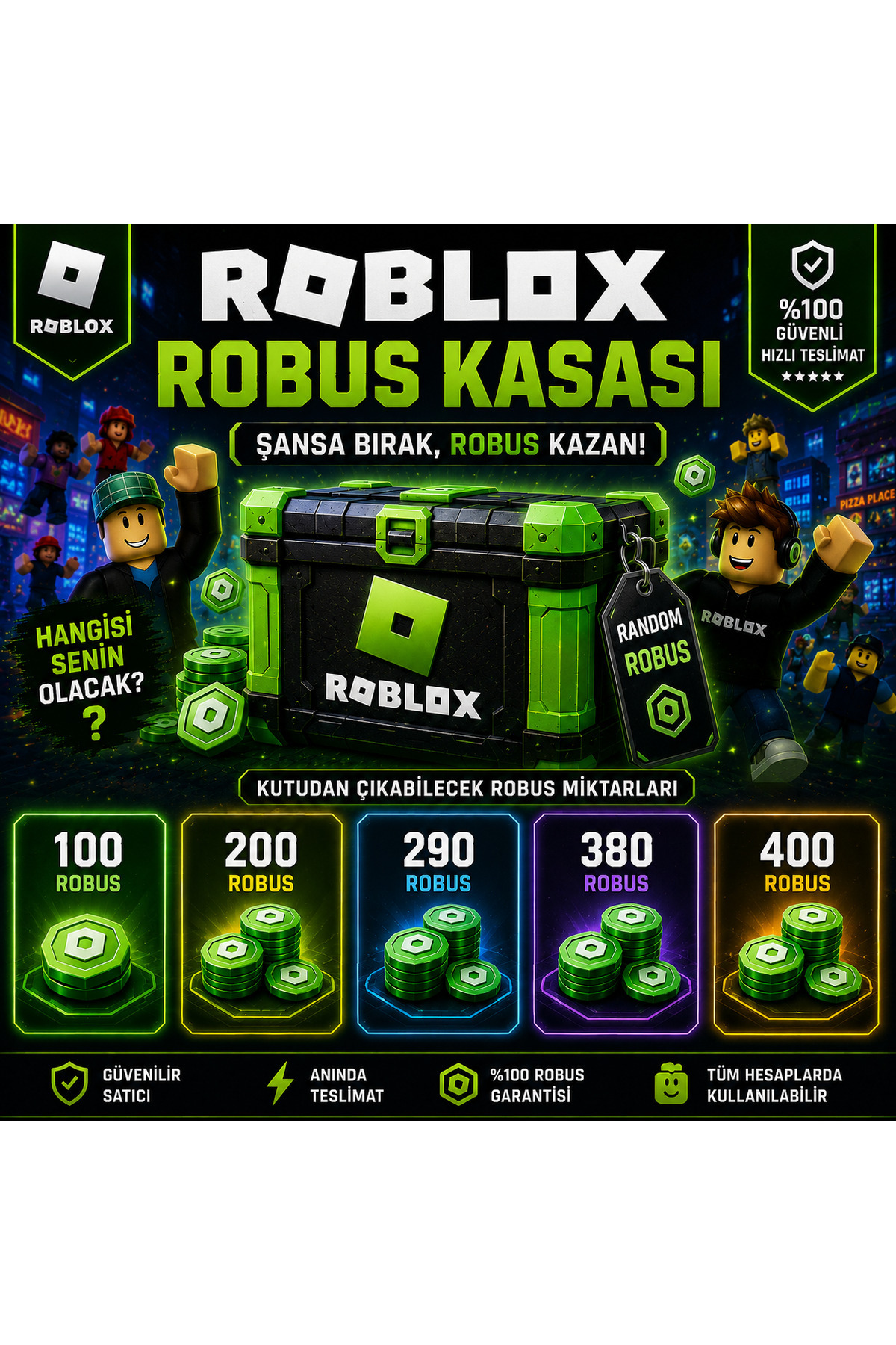 Kalipcim Roblox Random Robux - Fiyatı, Yorumları