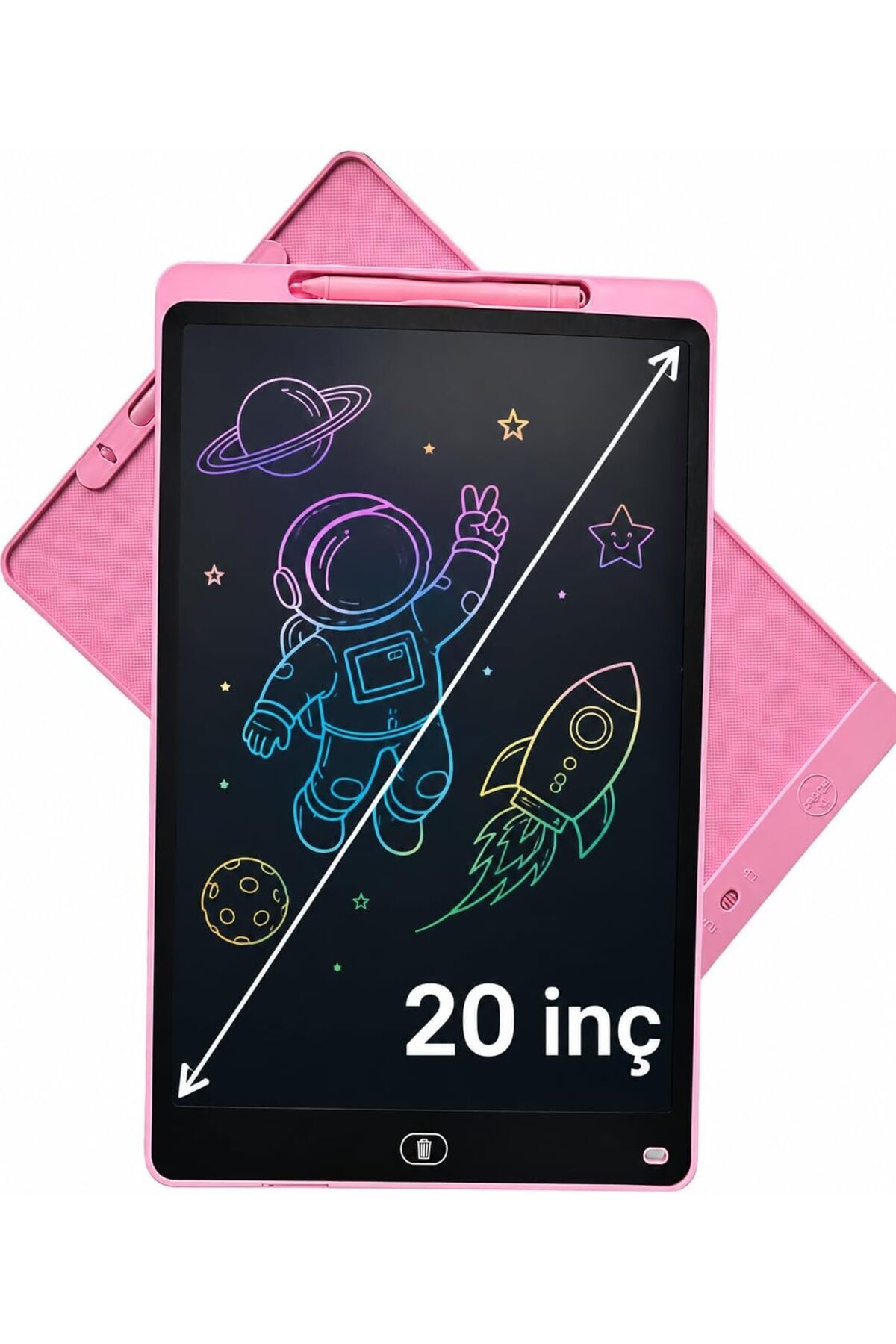 تابلوی نوشتاری LCD بزرگ 20 اینچ (50.8 سانتی‌متر) تبلت طراحی رنگی اسباب‌بازی آموزشی برای کودکان