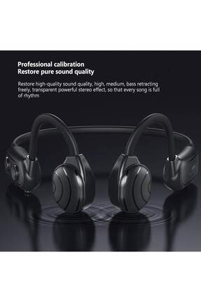 LaSoft HD Ses Kaliteli Kemik İletimli Bluetooth Kulaklık Siyah