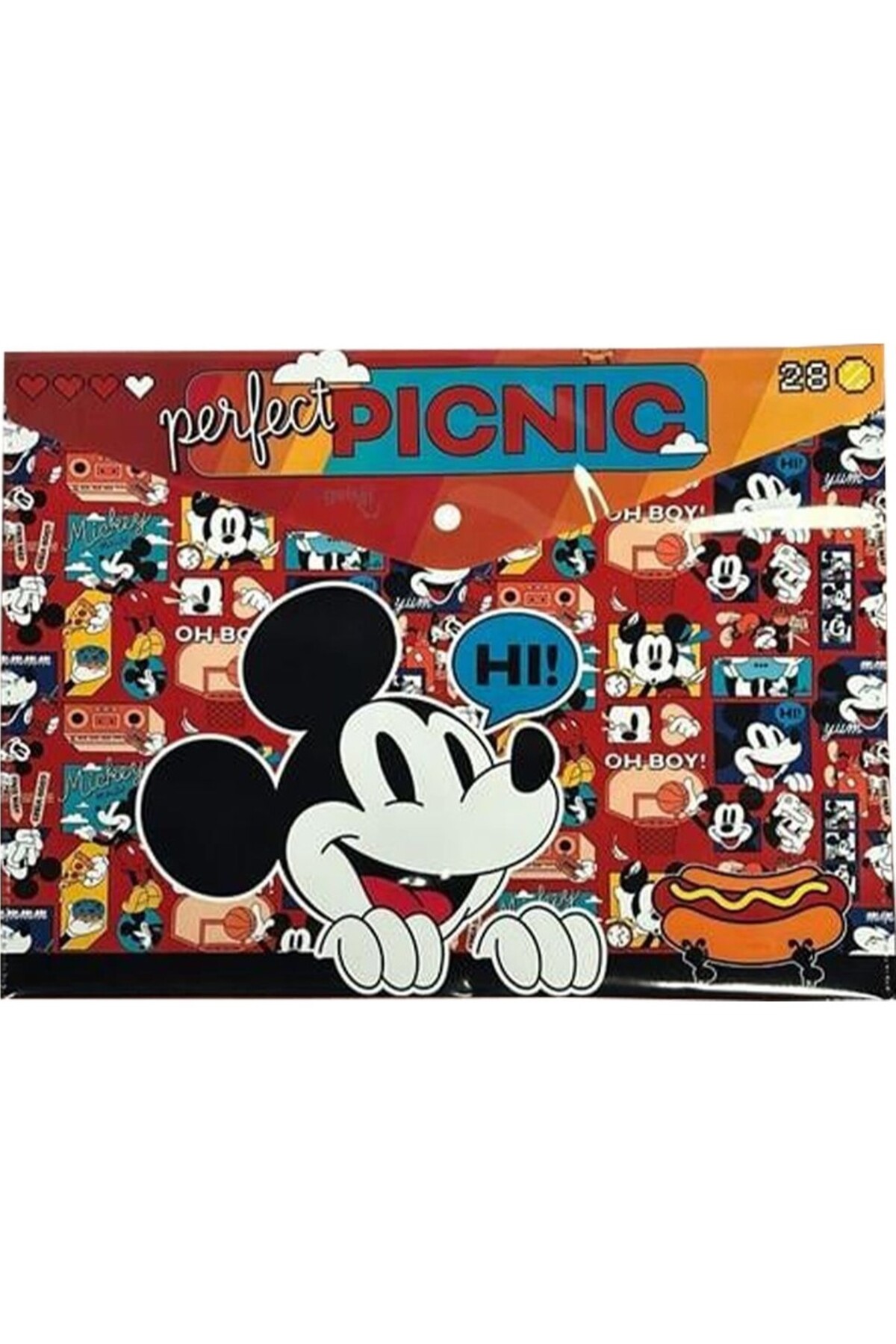 officemate Disney Mickey Picnic A4 Çıtçıtlı Dosya - Fiyatı