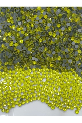 CRYSTALSHOP Hotfix Ütü Ile Yapışan Taş Ss16 Citrine Sarı (25 Gram ~ 800 Adet)