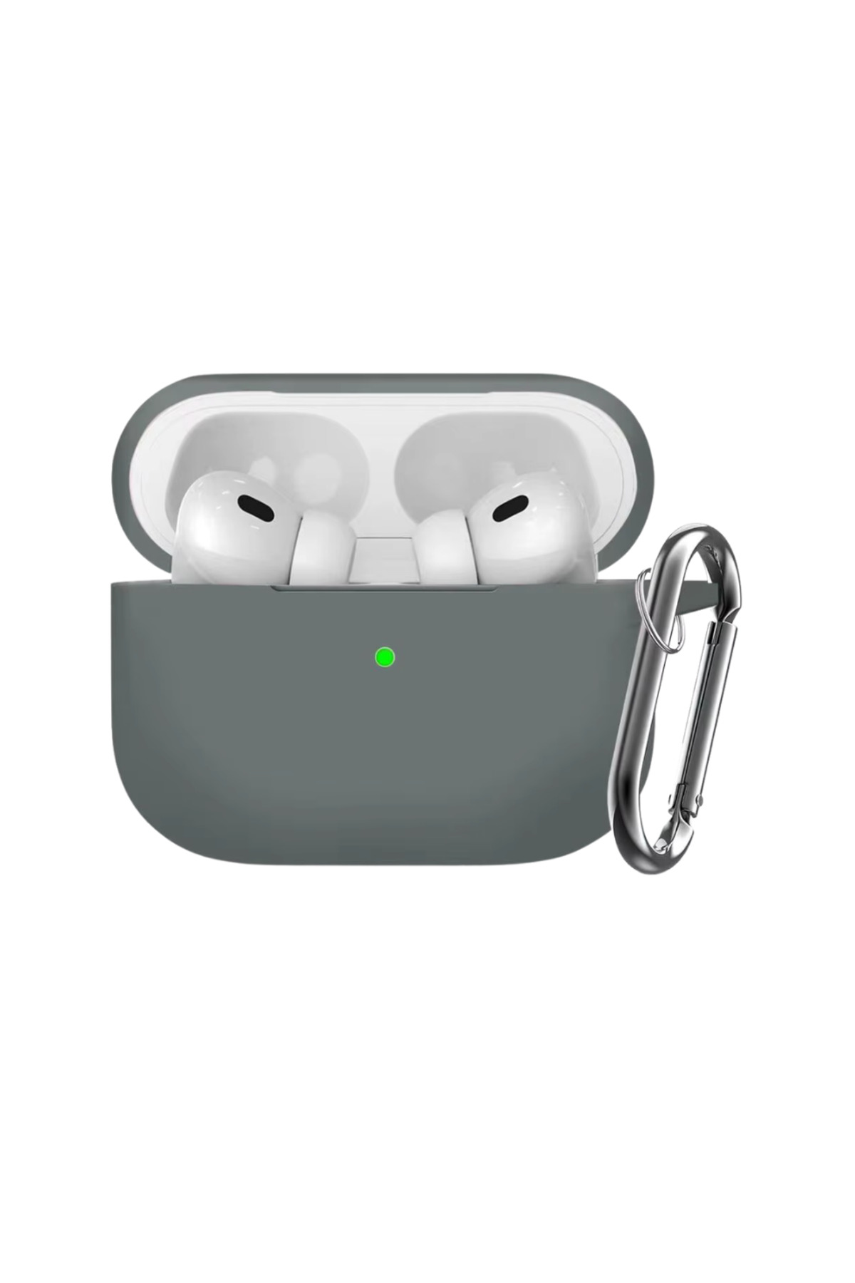 Airpods Pro and Pro 2 Compatible Silicone Case Fully Compatible Earphone Case with Metal Hook
