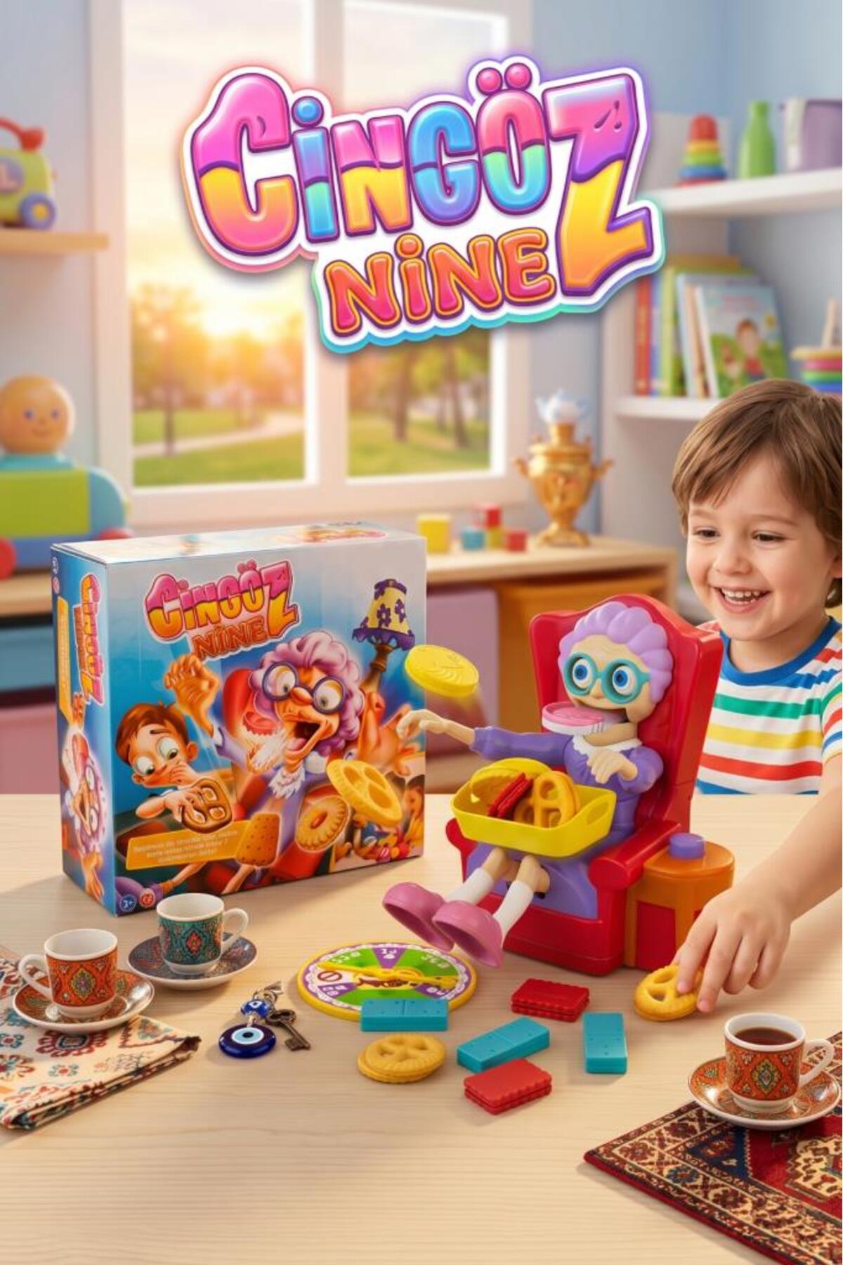 コリンシアン　ドイツ　2体セット Tıfıl Toys Cingöz Nine 14 Parçalı Nine Figürlü 2-4 Kişilik Eğitici